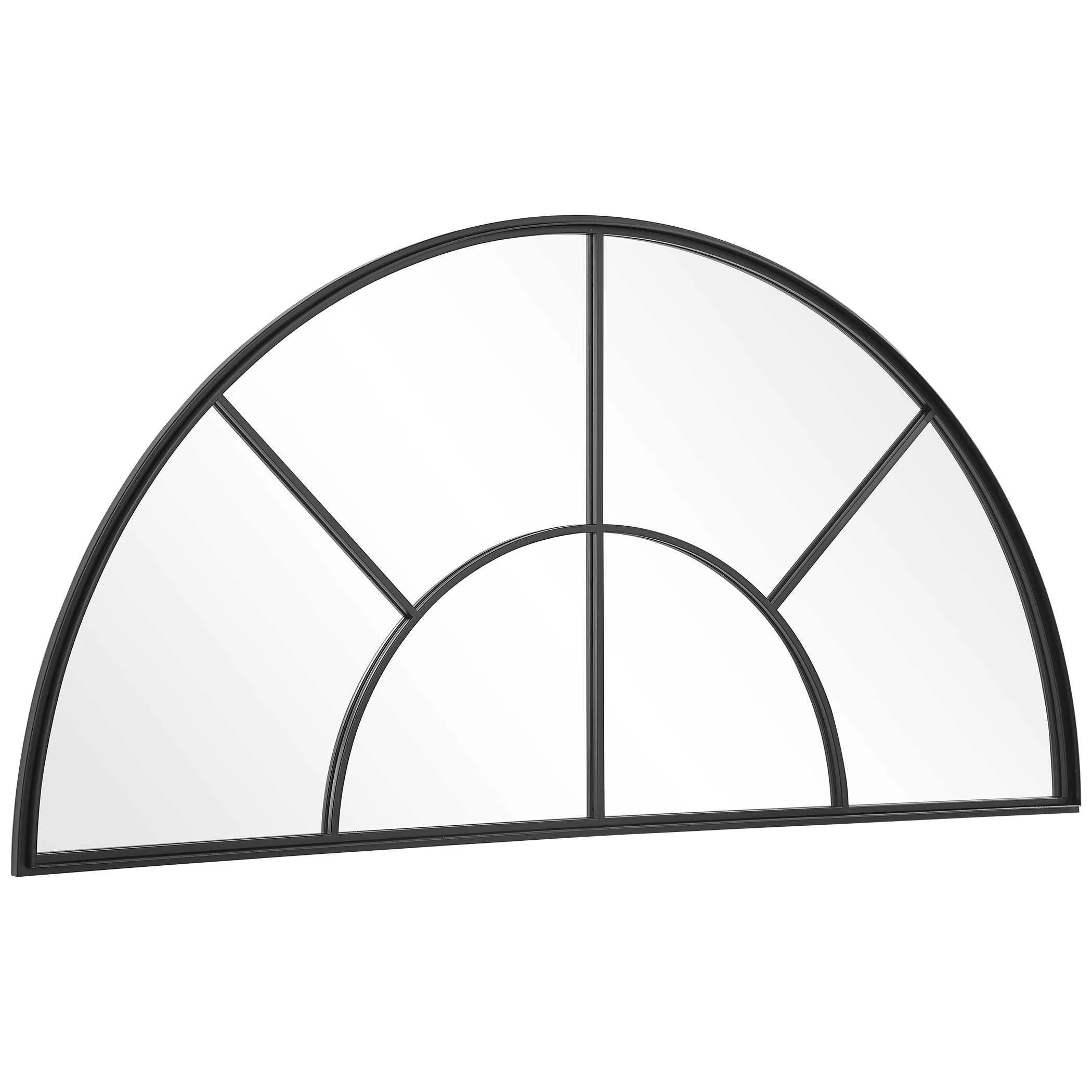 ROUSSEAU IRON WINDOW ARCH MIRROR - Frankwebs