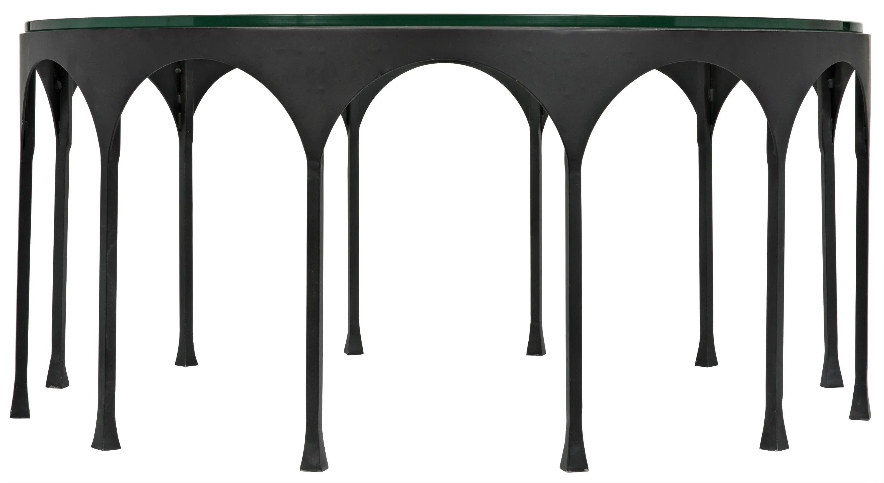 Achille Coffee Table, Black Steel - Frankwebs