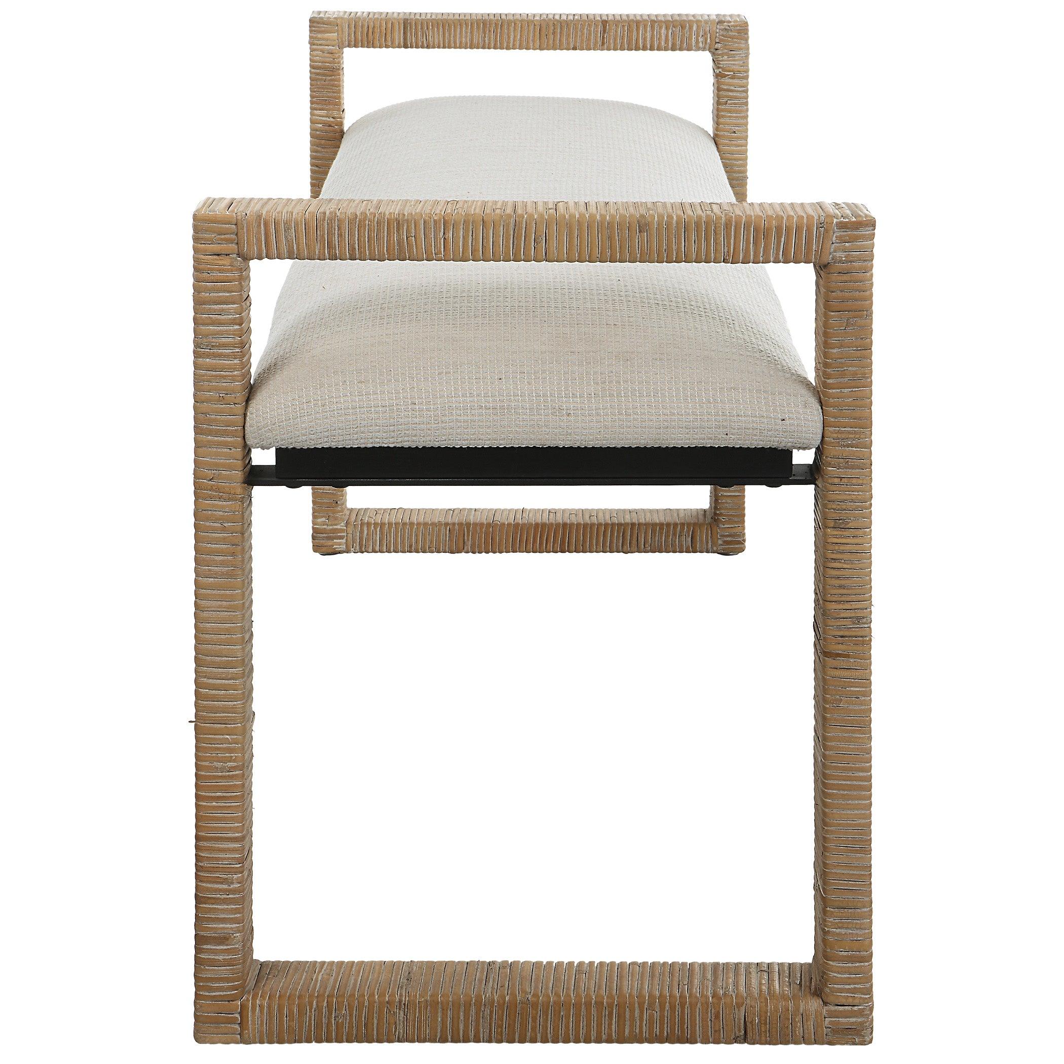 Areca Coastal Rattan Bench - Frankwebs