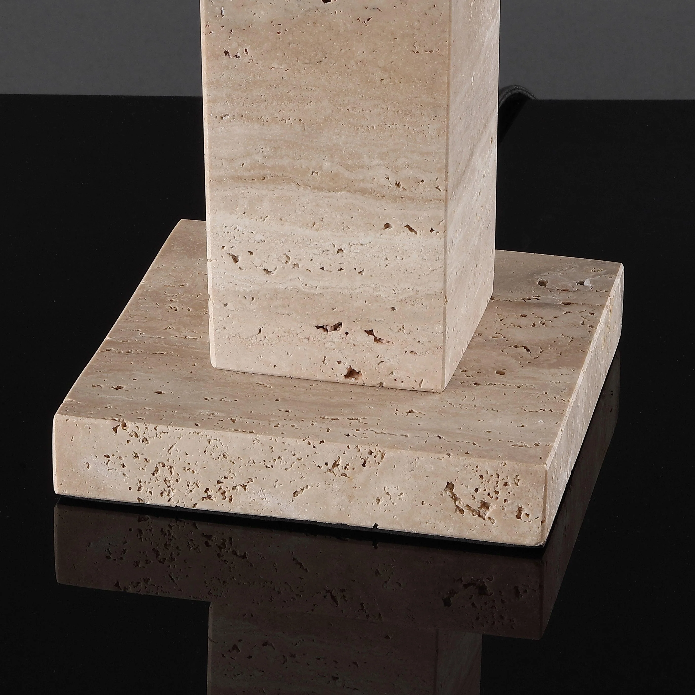 HANNABETH TRAVERTINE TABLE LAMP - Frankwebs