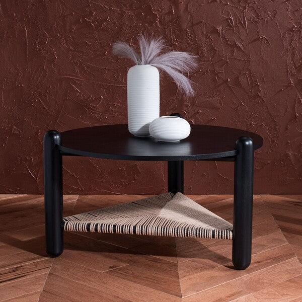 MACIANNA WOVEN SHELF COFFEE TABLE - Frankwebs