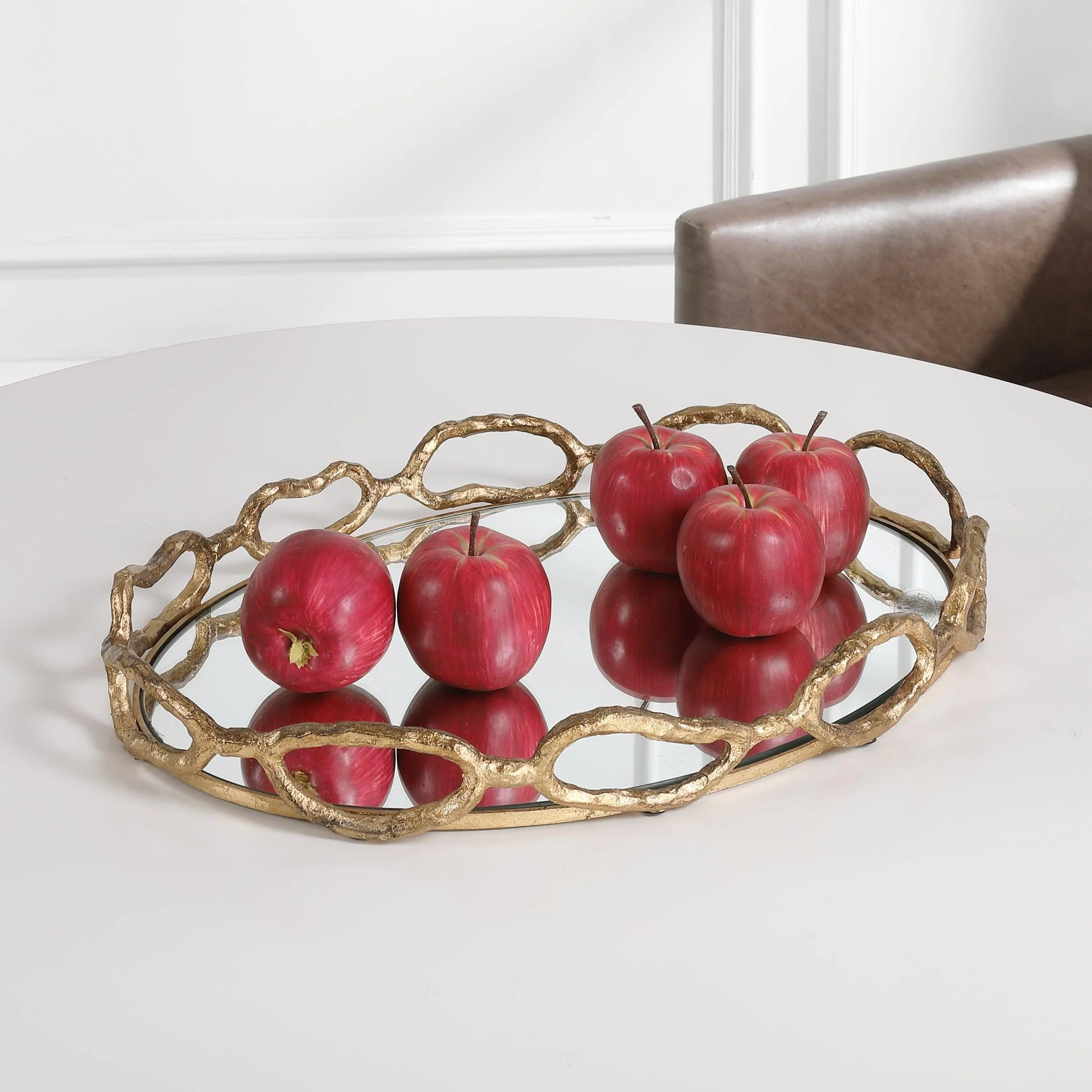CABLE CHAIN MIRRORED TRAY - Frankwebs