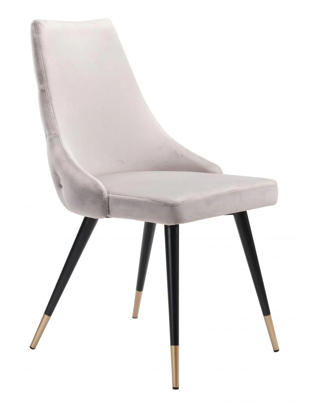 Piccolo Dining Chair (Set of 2) Gray - Frankwebs