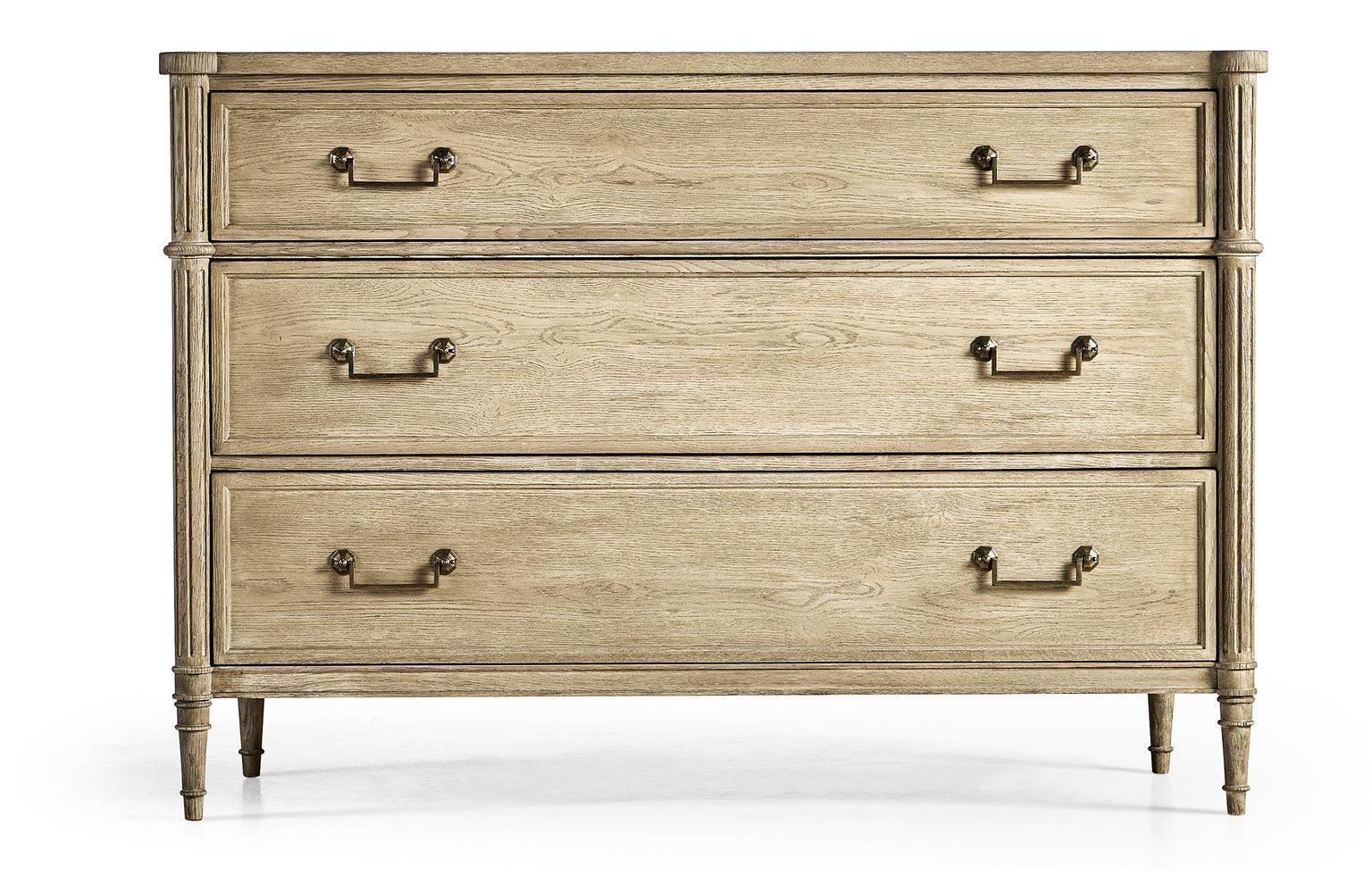 Timeless Kalpa Louis XVI Drawer Chest in Bleached Chestnut 52