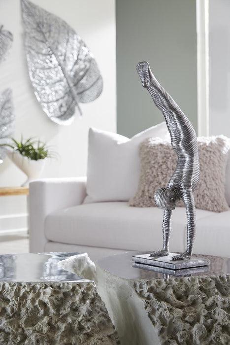 Handstand Sculpture, Aluminum, Small - Frankwebs