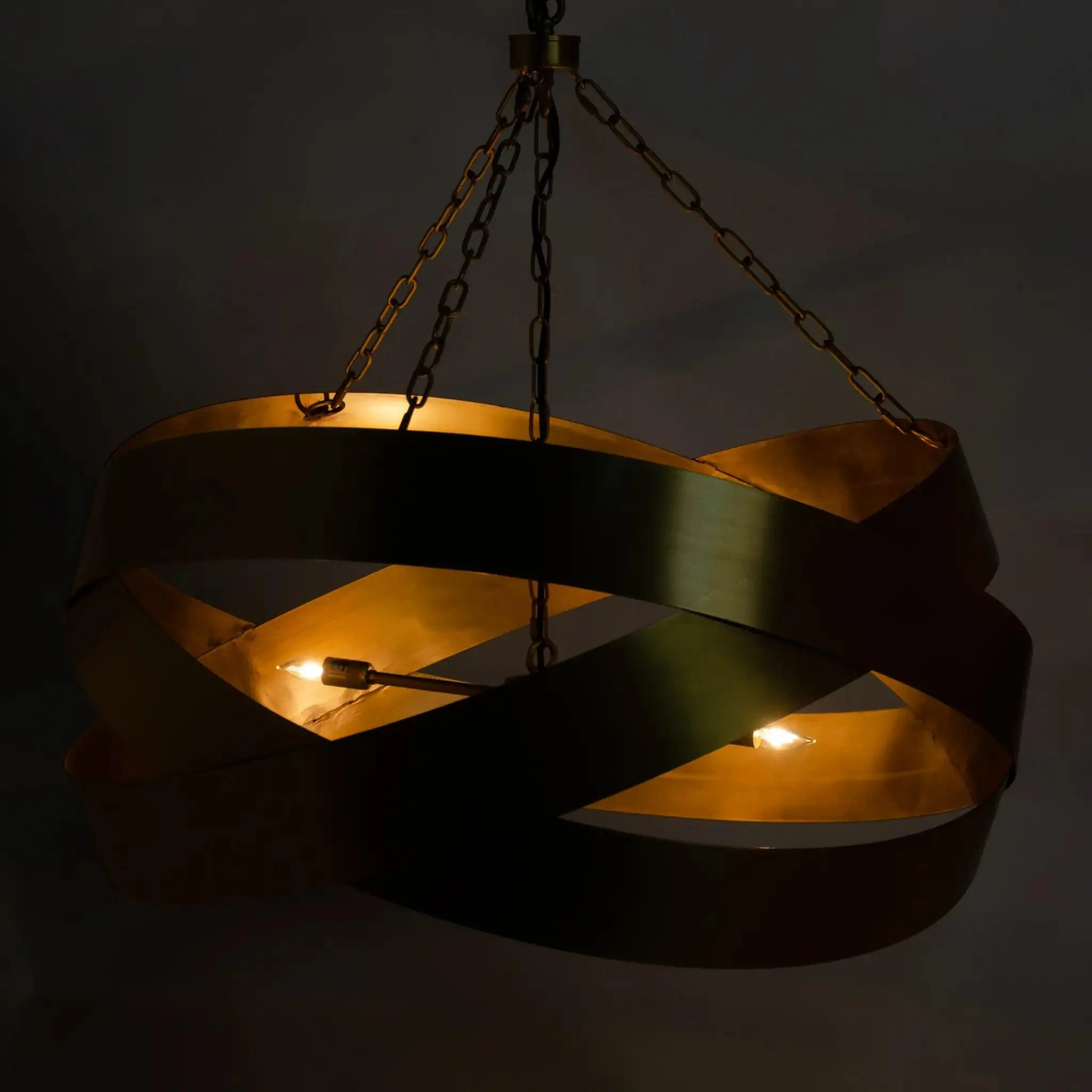Orion Pendant, Metal with Brass Finish - Frankwebs