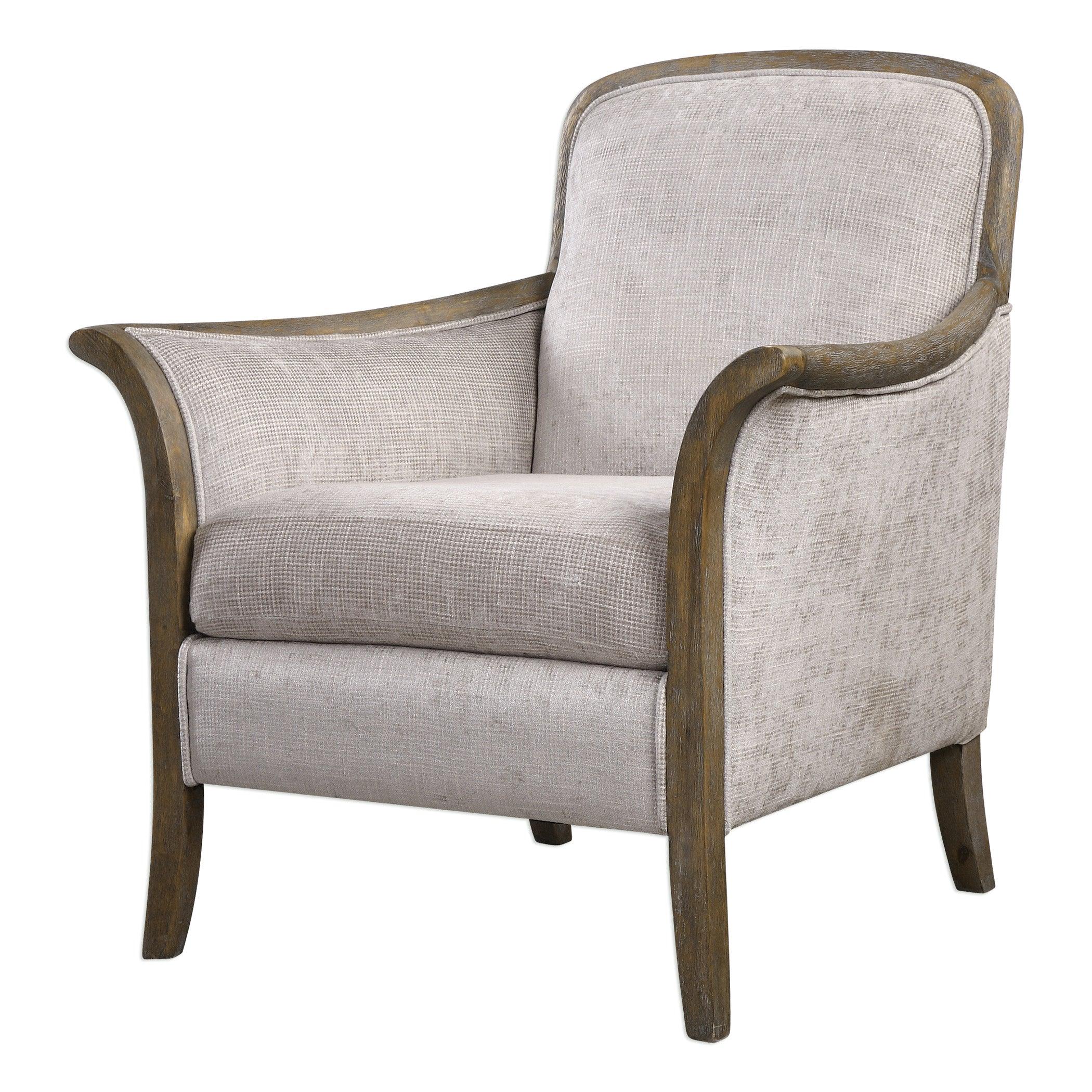 Brittoney Taupe Armchair - Frankwebs