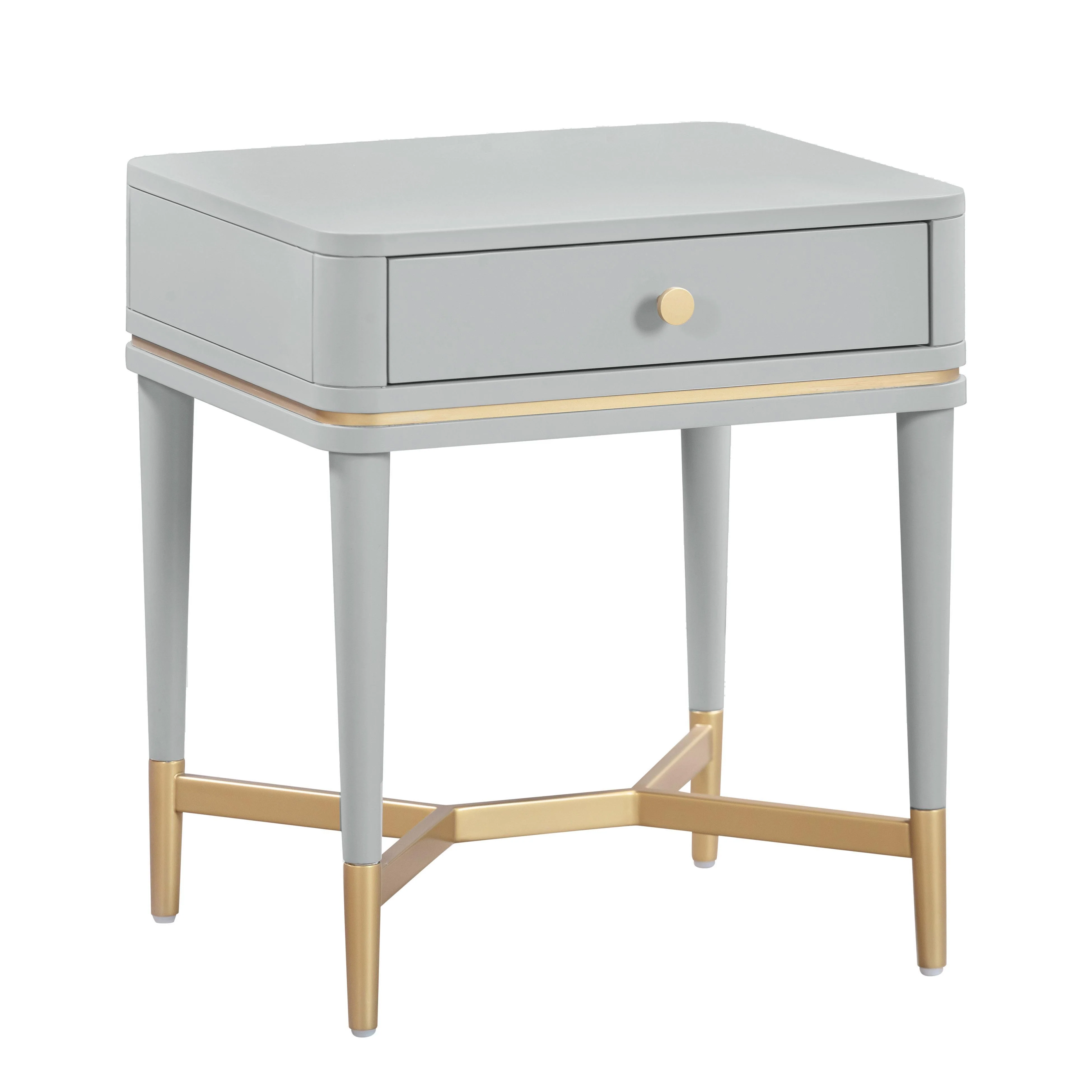Julieta Grey Nightstand - Frankwebs
