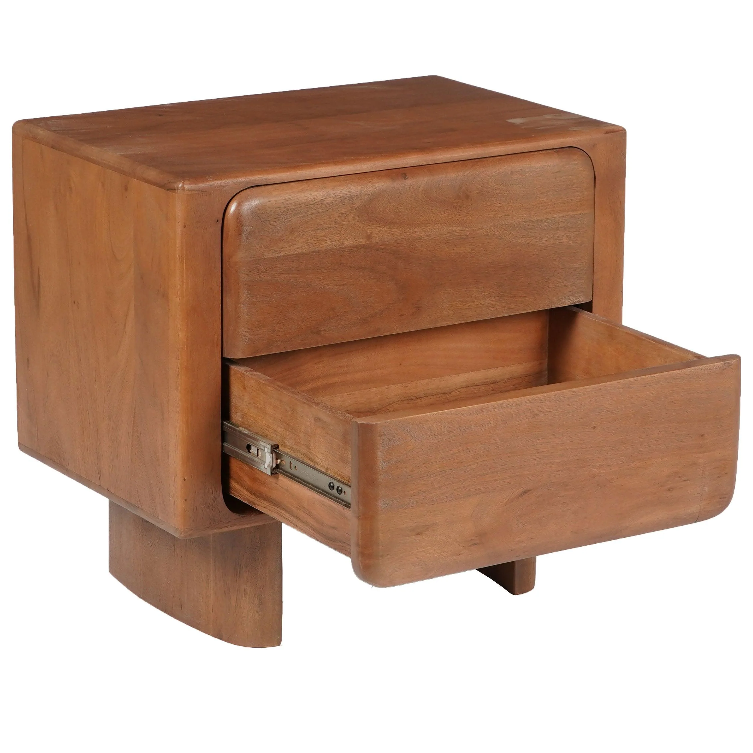 FINLEY 2 DRAWER WOOD NIGHTSTAND - Frankwebs