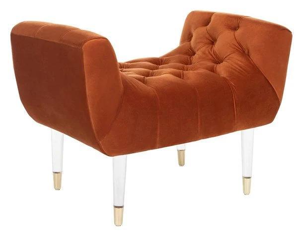 EUGENIE TUFTED VELVET BENCH - Frankwebs