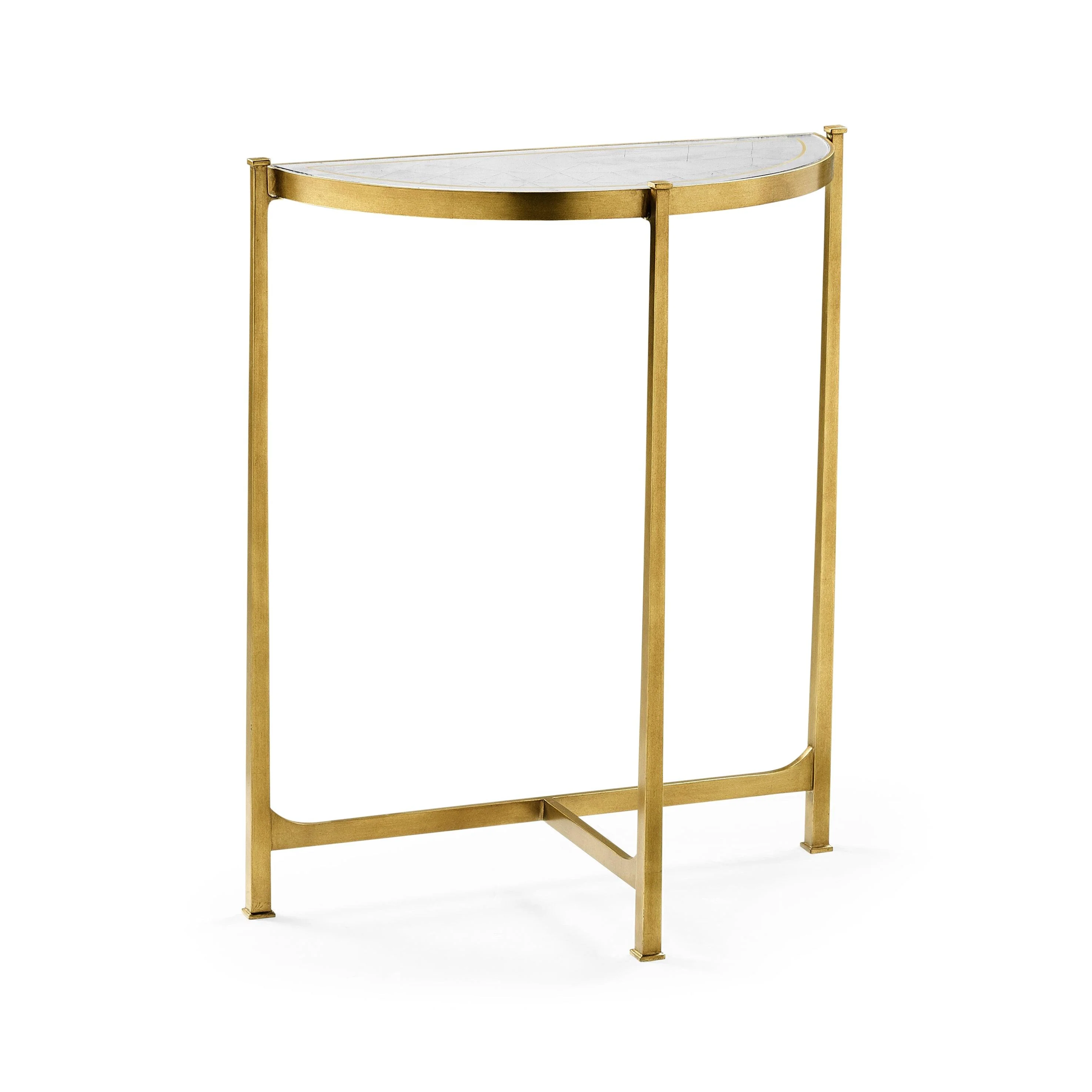 Luxe Small Half Moon Console Table - Frankwebs