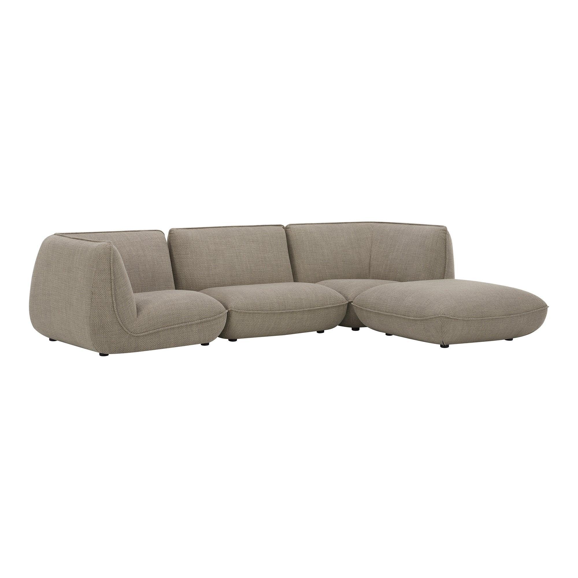 Zeppelin Lounge Modular Sectional Speckled Pumice - Frankwebs