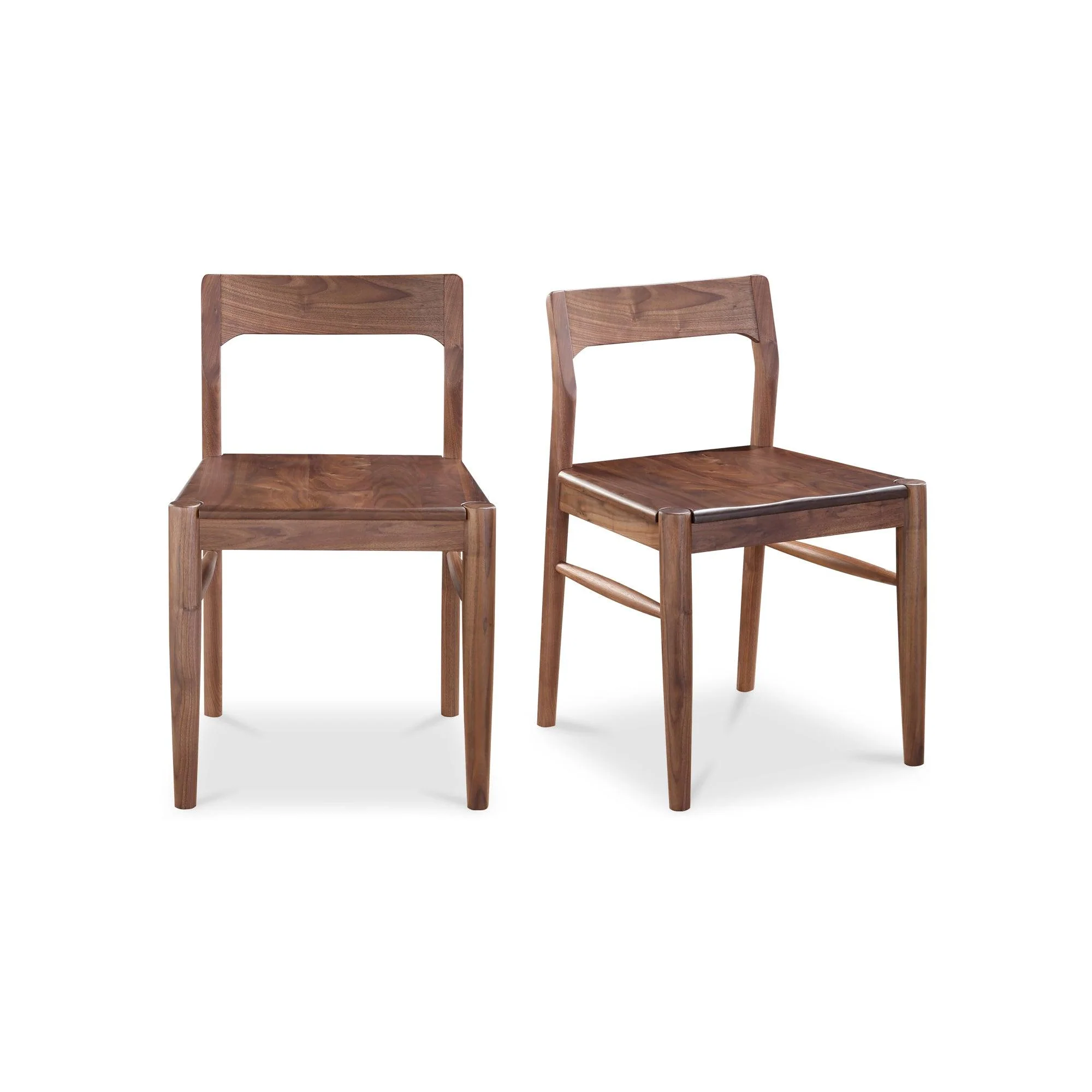 Owing Dining Chair Walnut - Set Of Two - Frankwebs