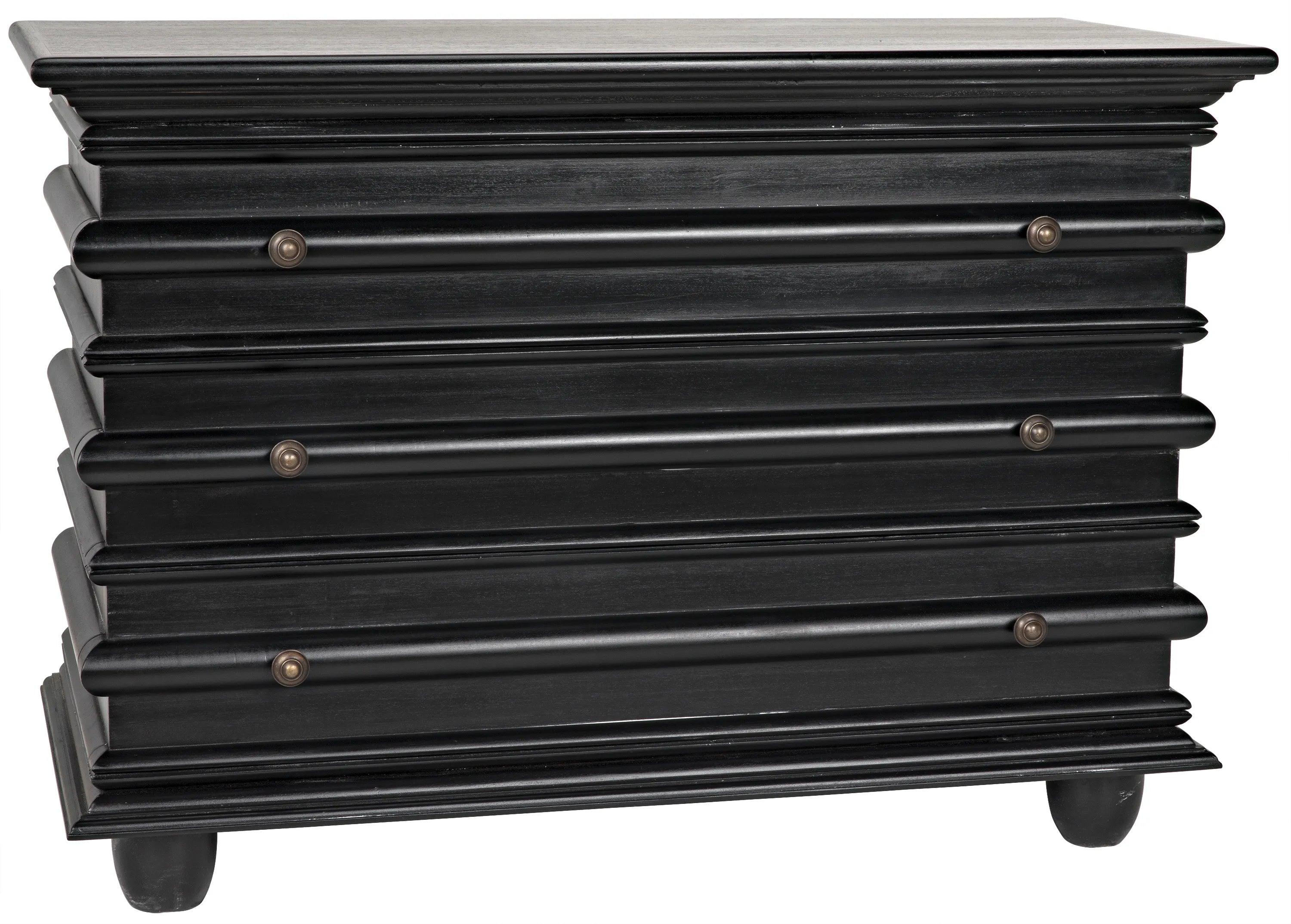Ascona Small Chest, Hand Rubbed Black - Frankwebs