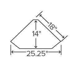 Melissa IV Corner Curio Cabinet - Frankwebs