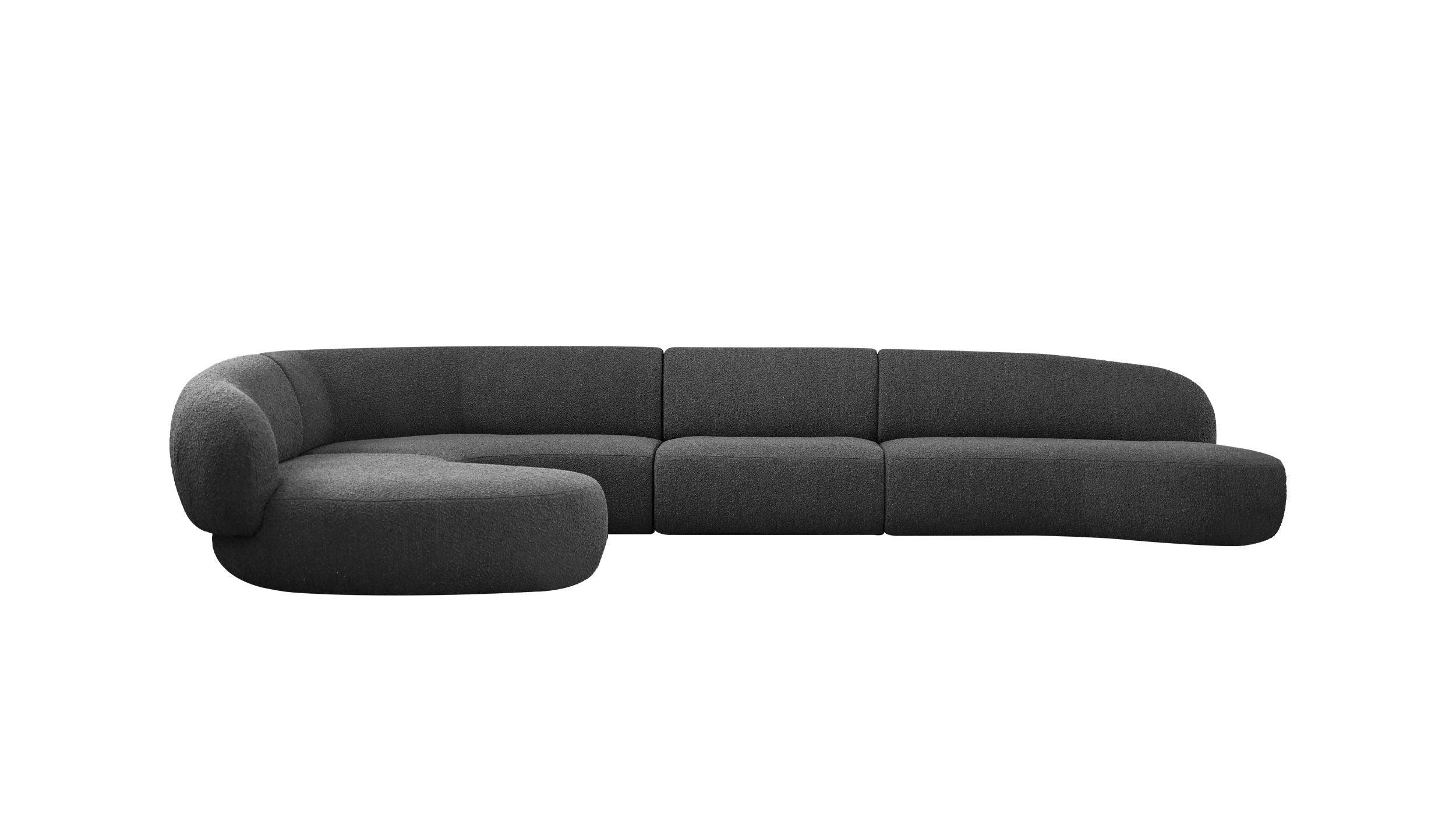 MORITZ Sectional 4-Piece Chaise Facing Left - Frankwebs