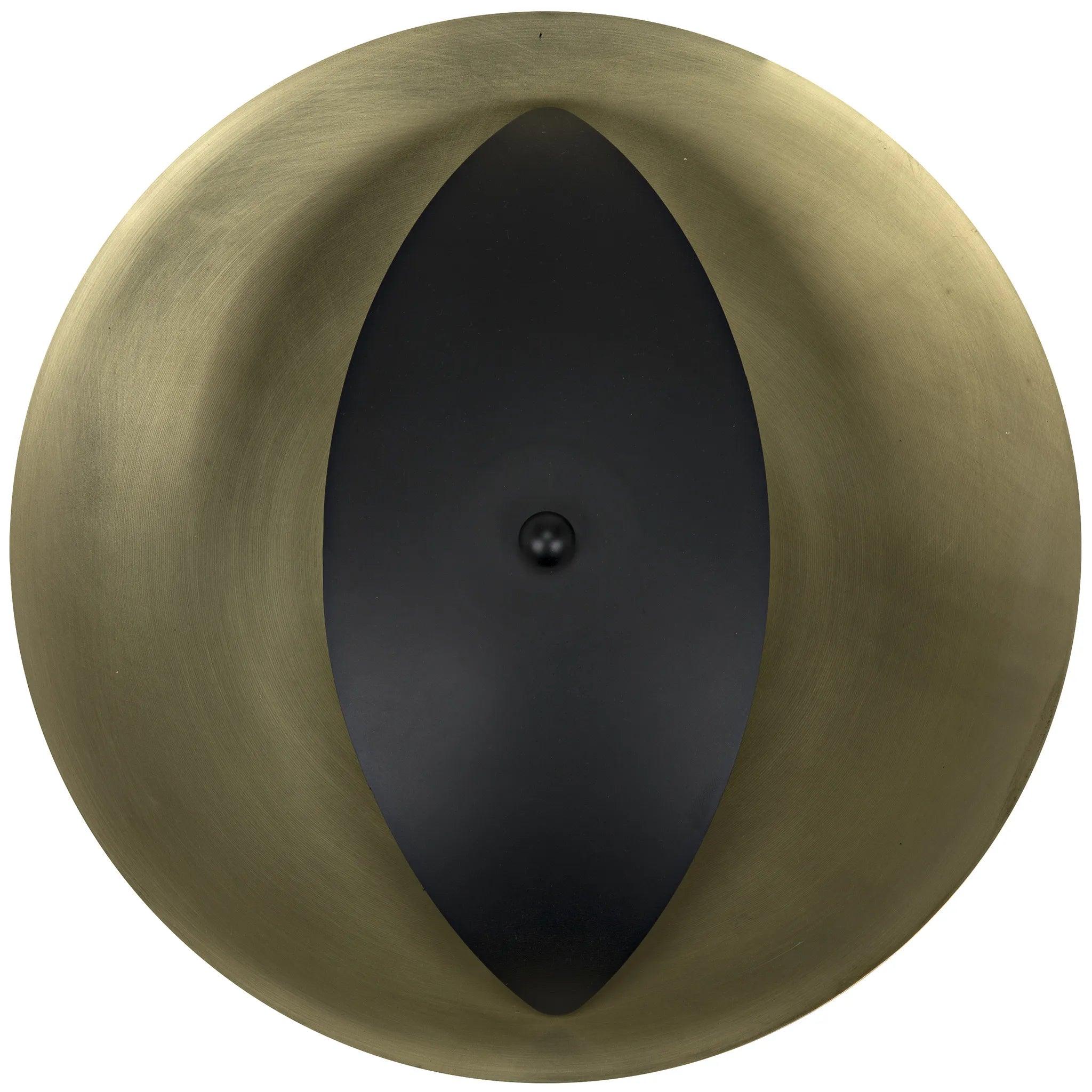 Bengal Sconce, Steel with Brass Finish - Frankwebs