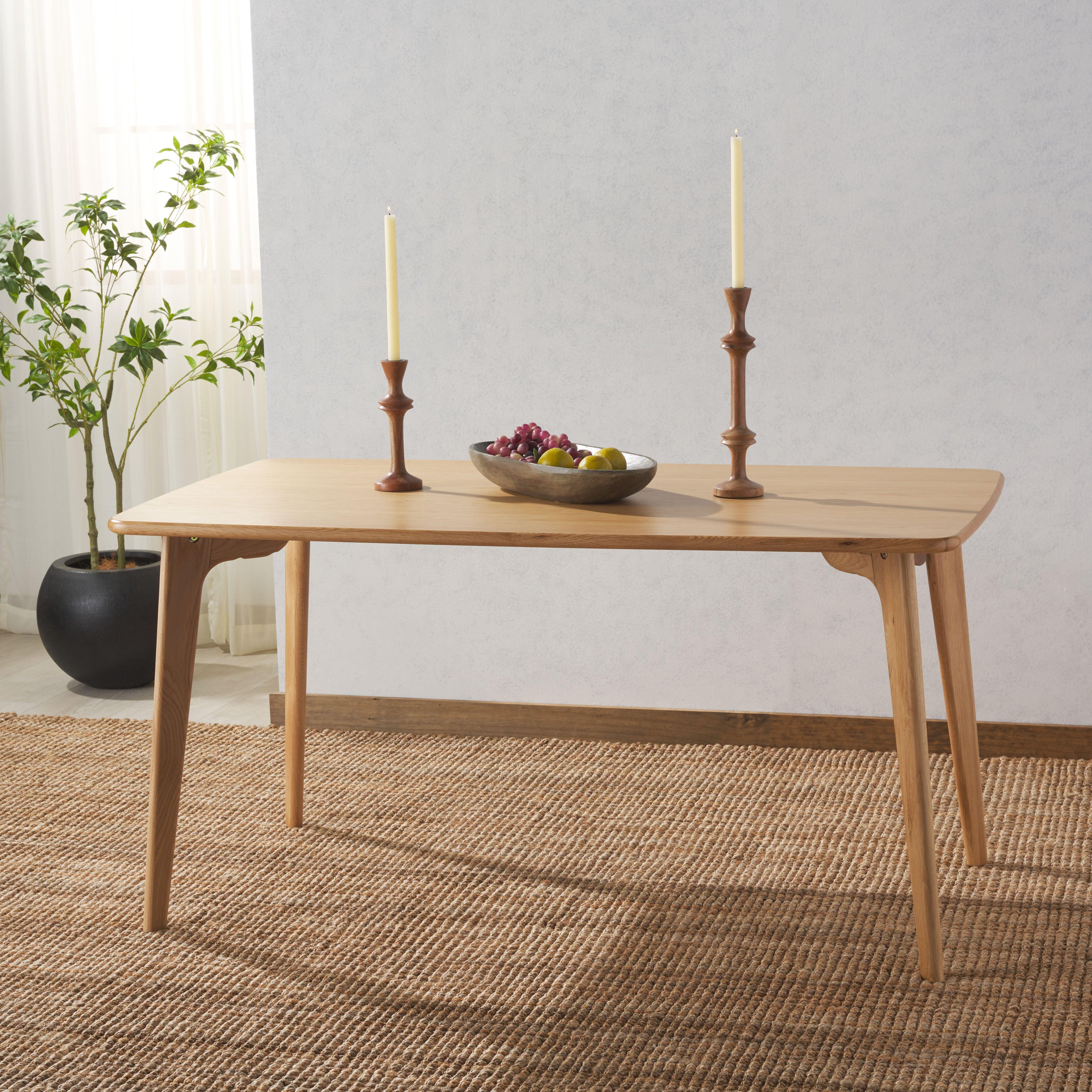 CALVERTON WOOD DINING TABLE - Frankwebs