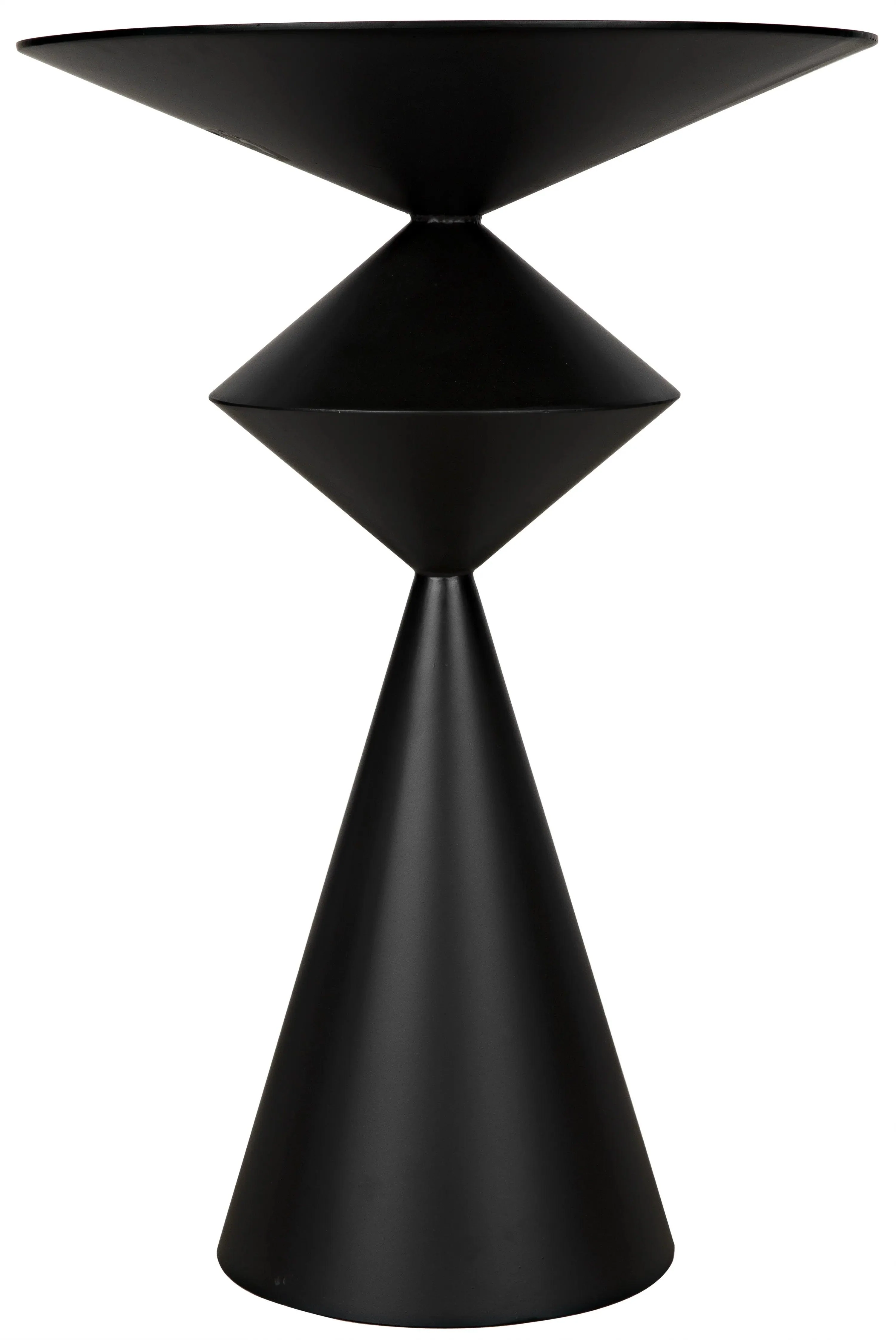 Zasa Side Table, Black Steel - Frankwebs