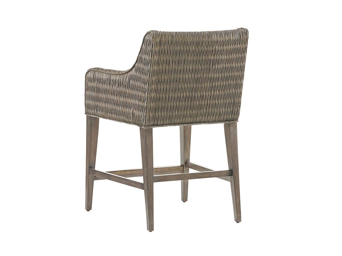 Cypress Point Turner Woven Counter Stool - Frankwebs