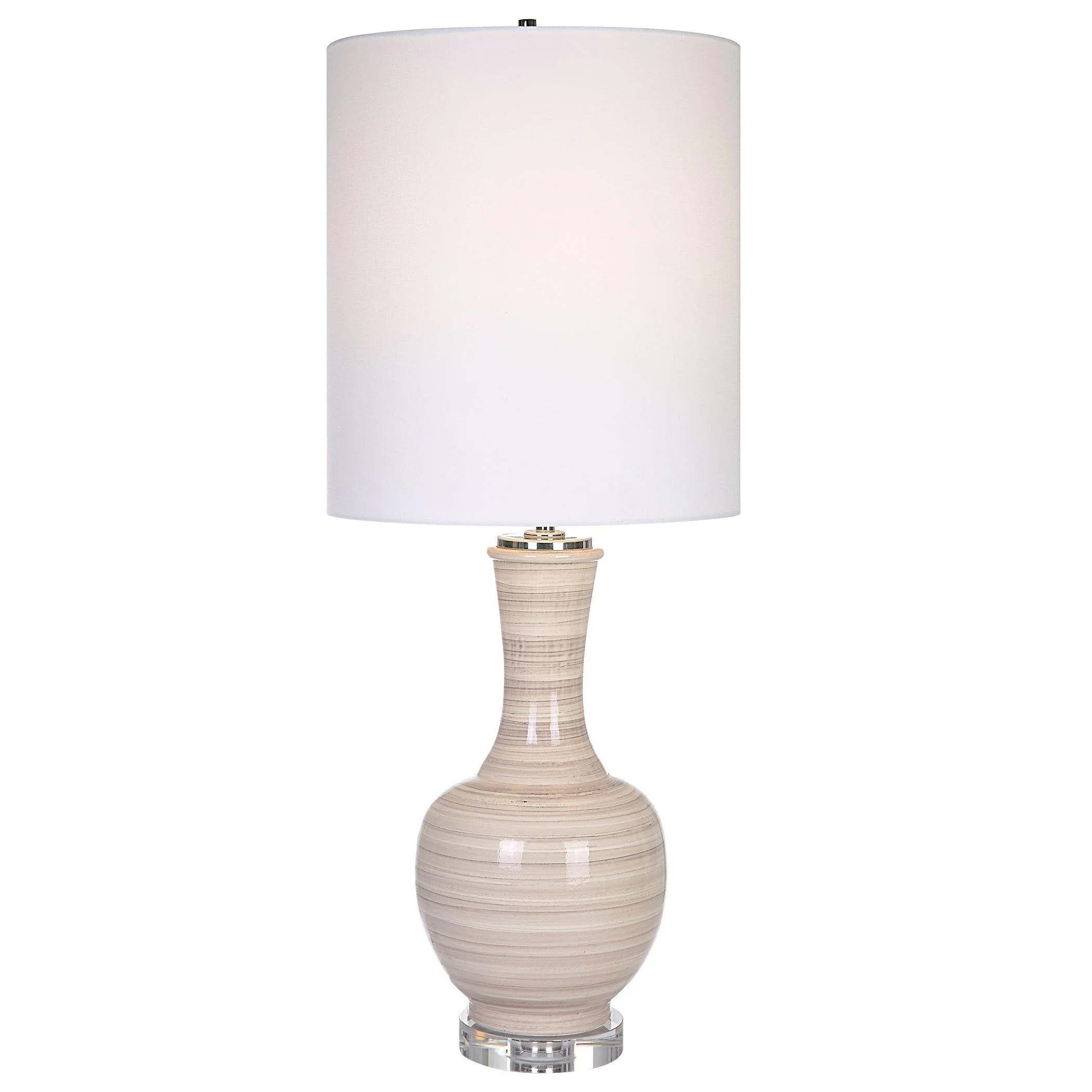 CHALICE STRIPED TABLE LAMP - Frankwebs