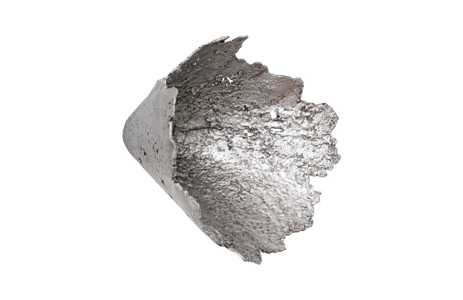 Jagged Splash Bowl Wall Art, Silver Leaf - Frankwebs