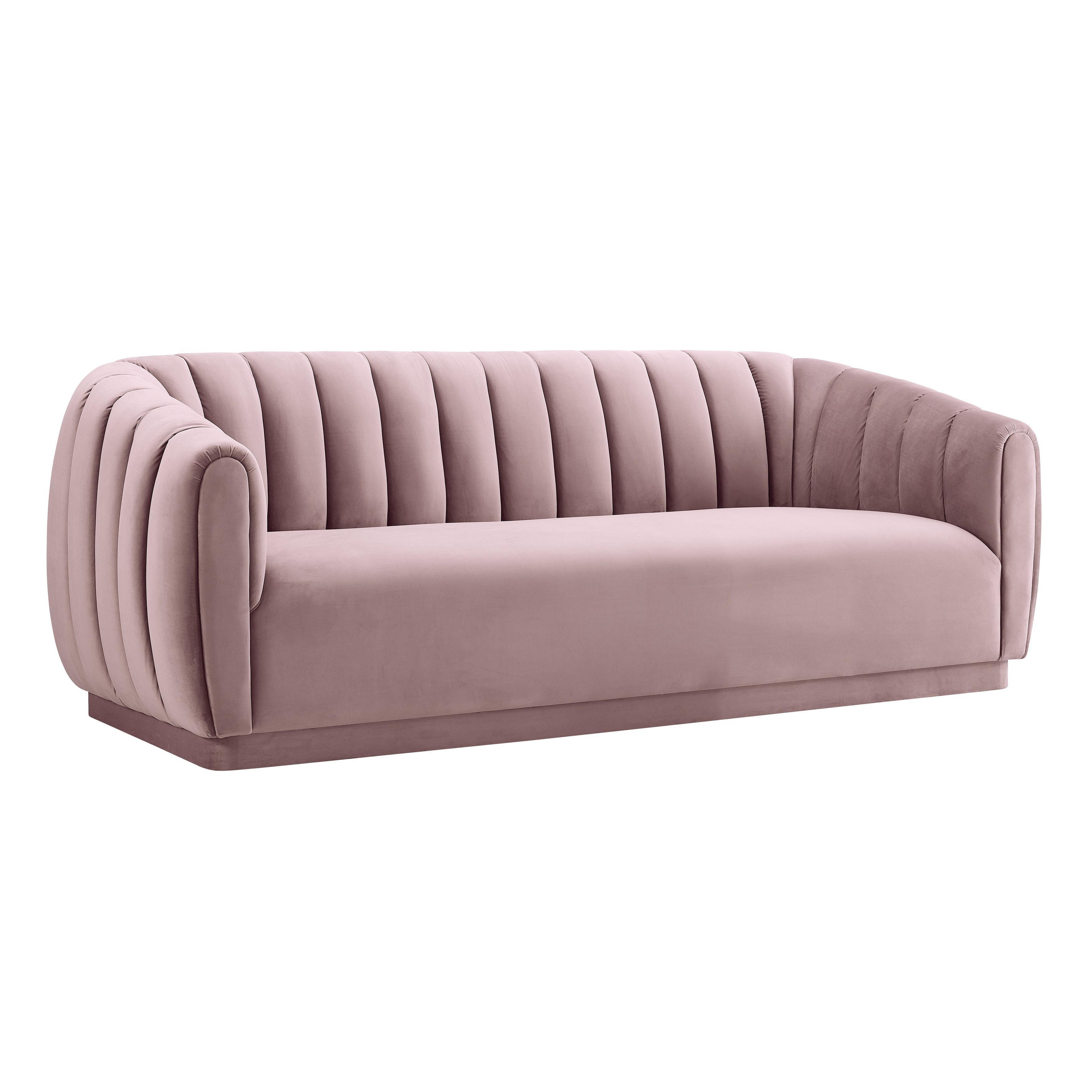 Arno Mauve Velvet Sofa - Frankwebs