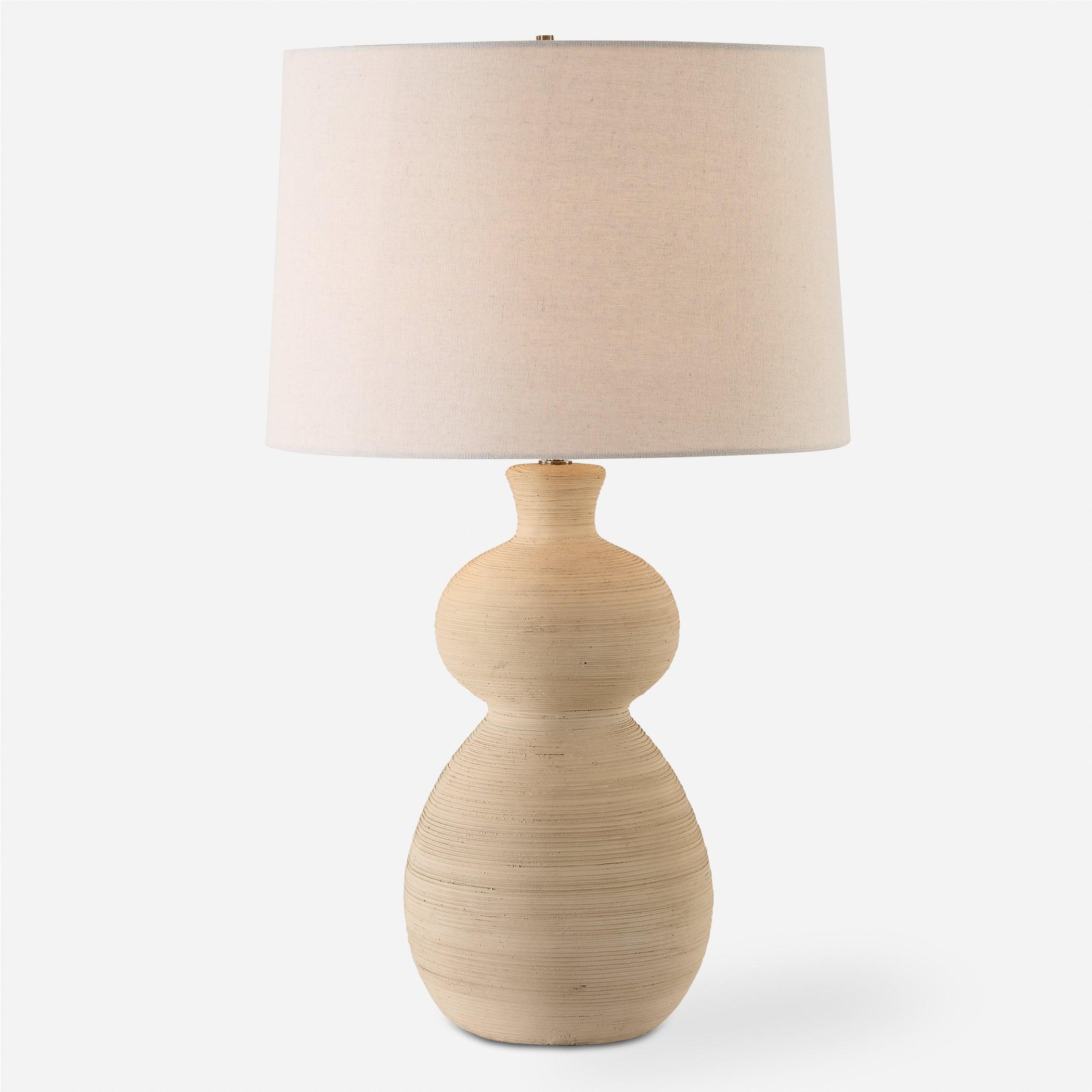 Pueblo Fired Clay Table Lamp - Frankwebs