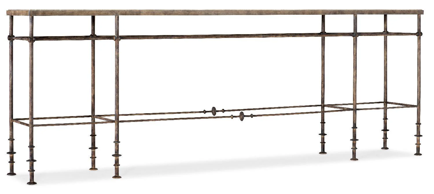 La Grange St James Metal and Stone Console - Frankwebs