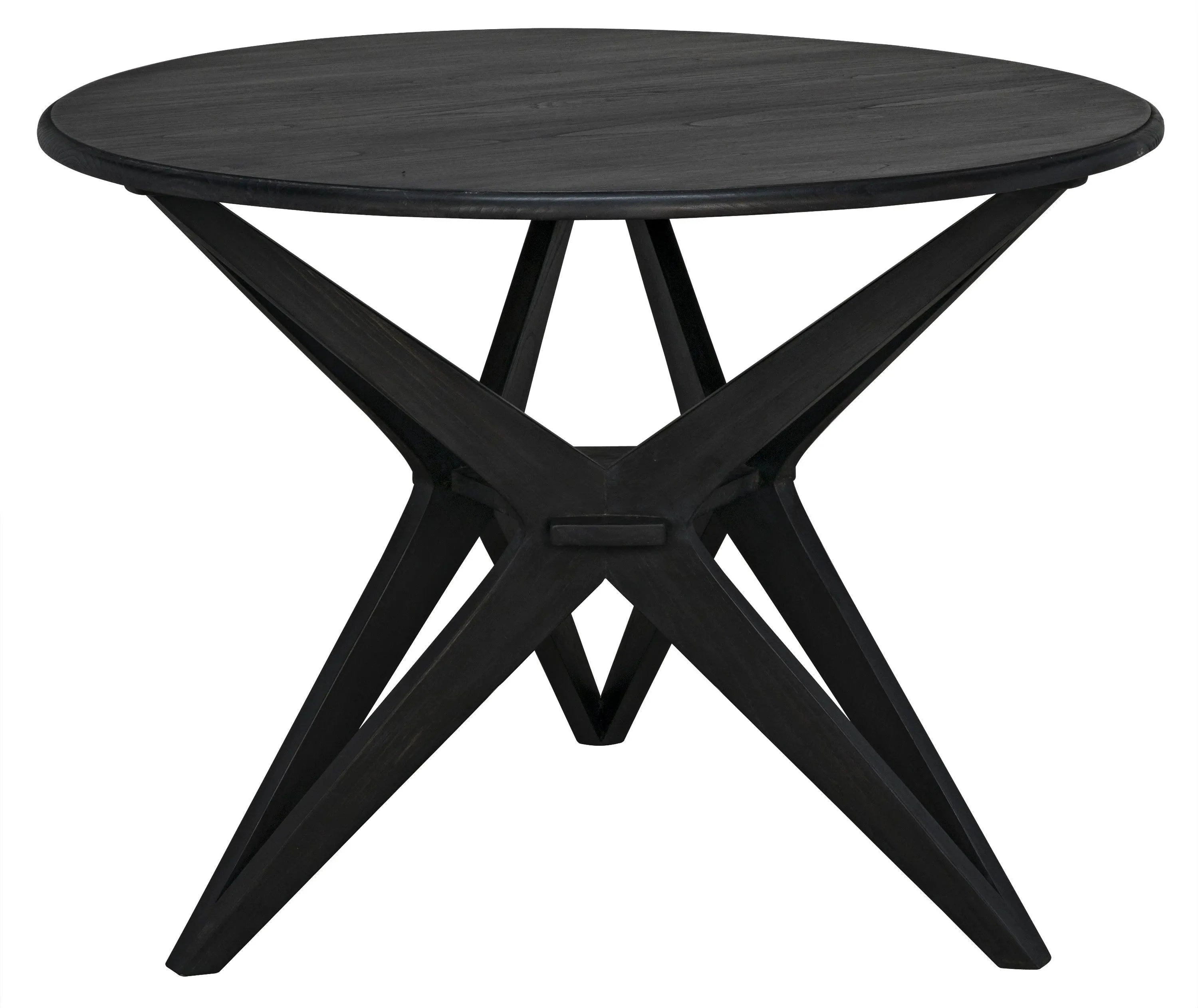 Victor Dining Table, Charcoal Black - Frankwebs