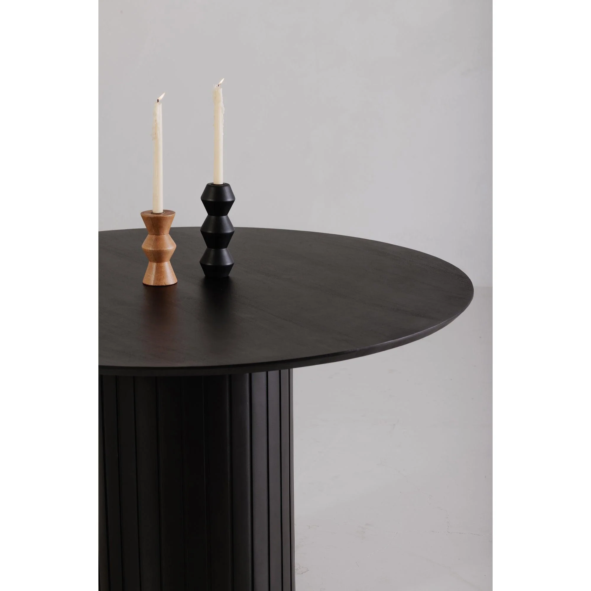 Povera Round Dining Table Black - Frankwebs