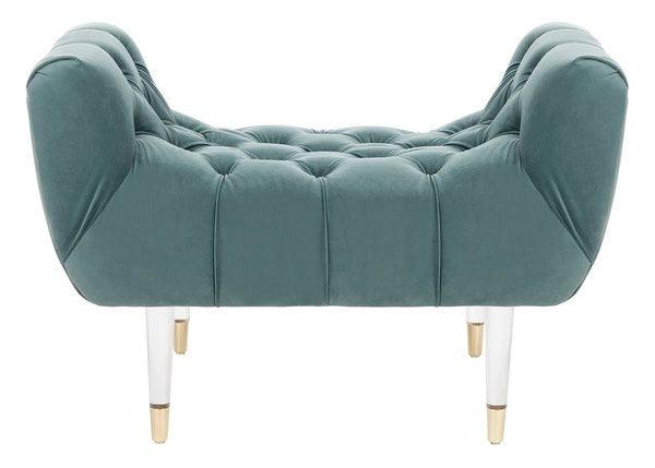 EUGENIE TUFTED VELVET BENCH - Frankwebs