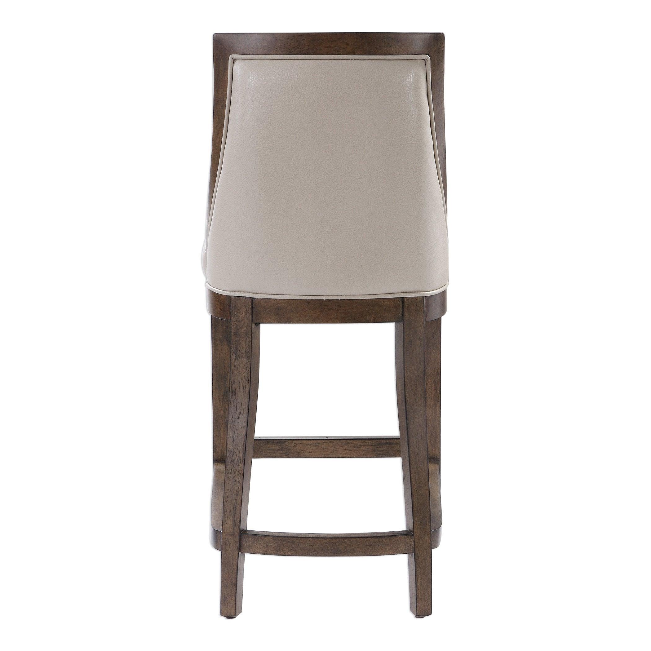 PURCELL LEATHER COUNTER STOOL - Frankwebs