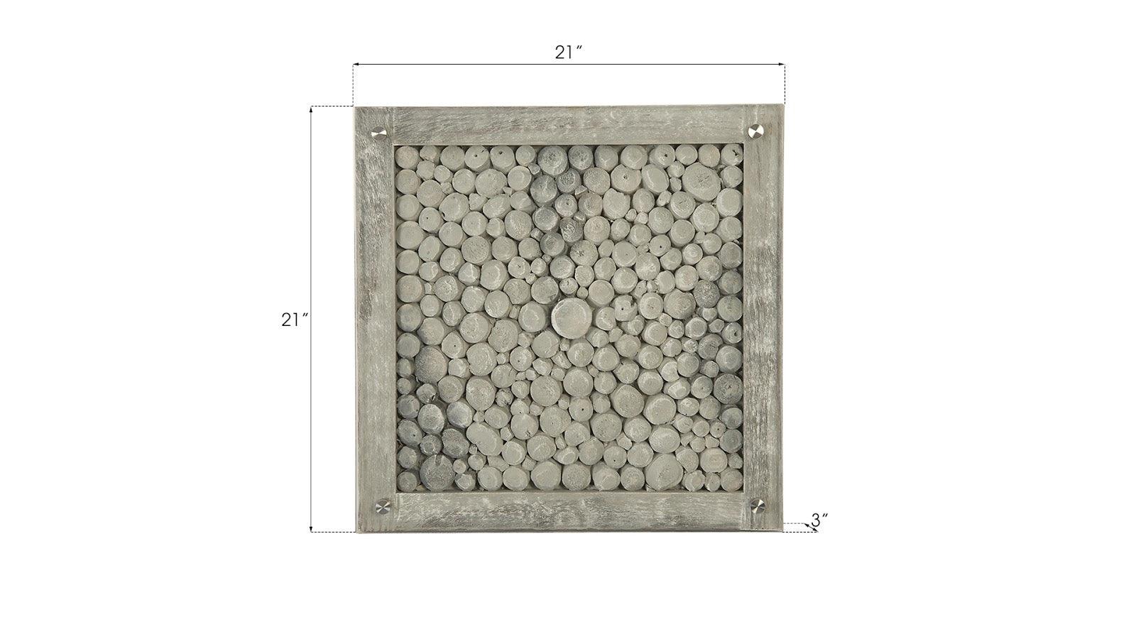 Driftwood Wall Tile, Wood, Glass, Scaff Finish - Frankwebs