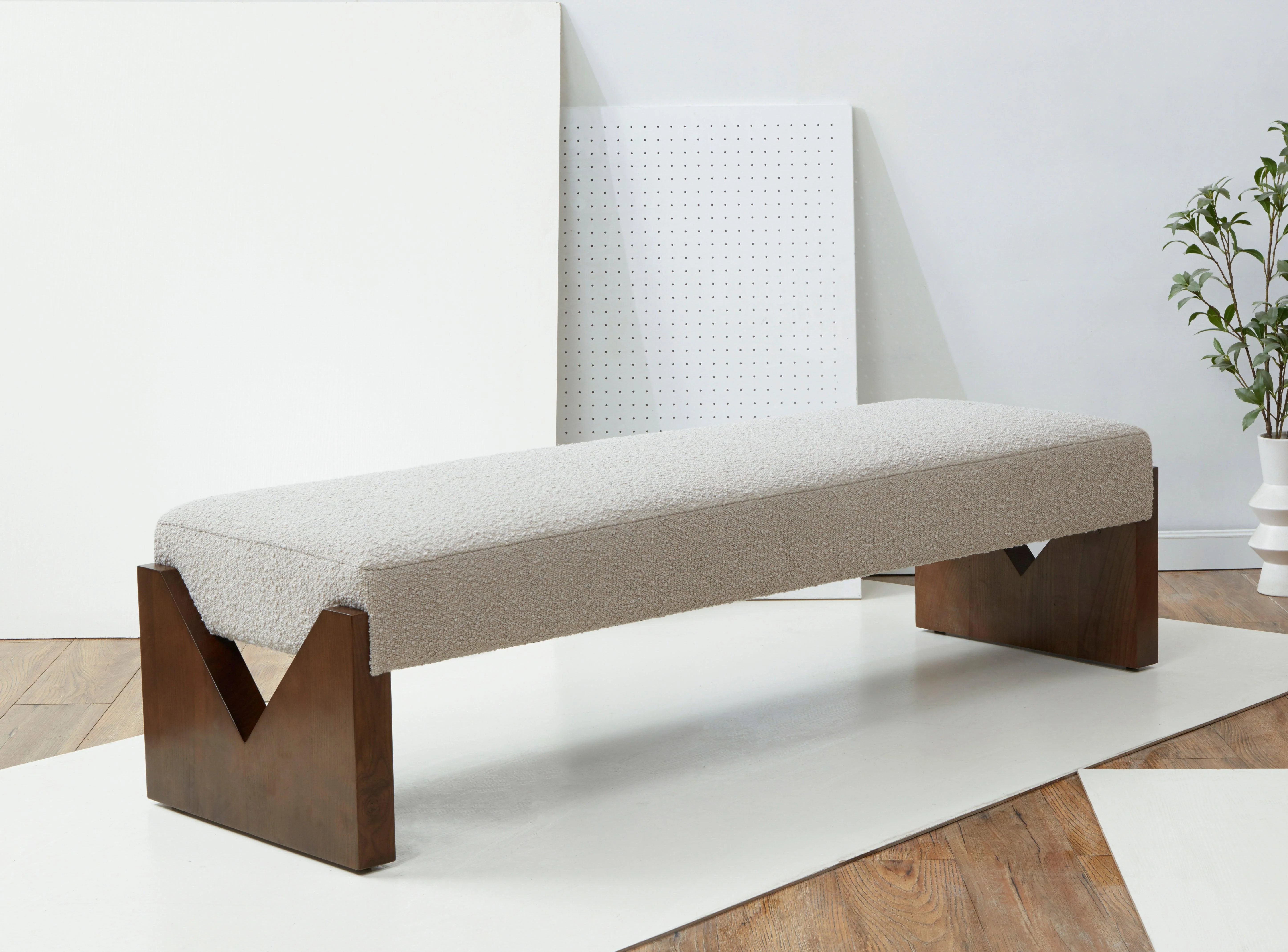 Alayna Boucle Bench - Frankwebs