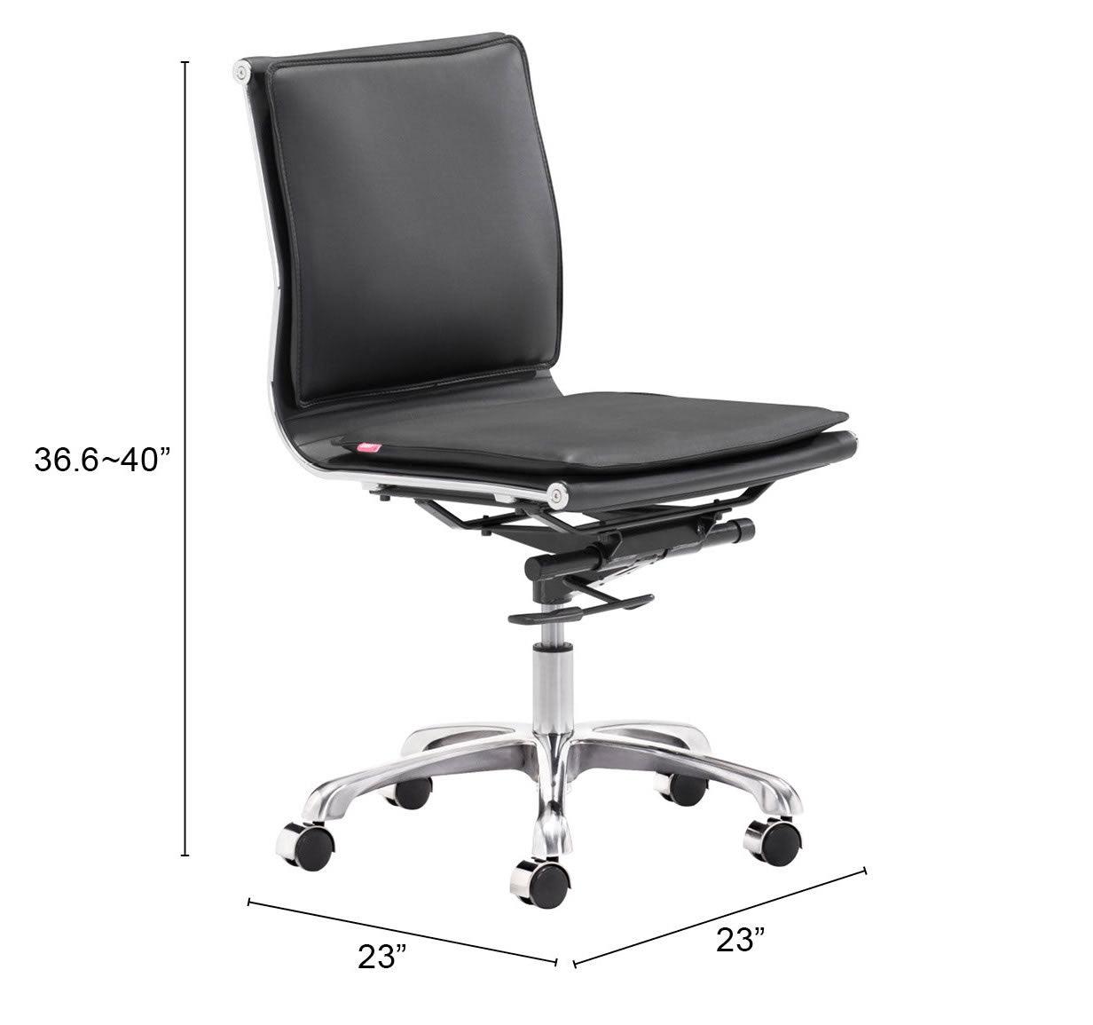 LIDER PLUS ARMLESS OFFICE CHAIR - Frankwebs