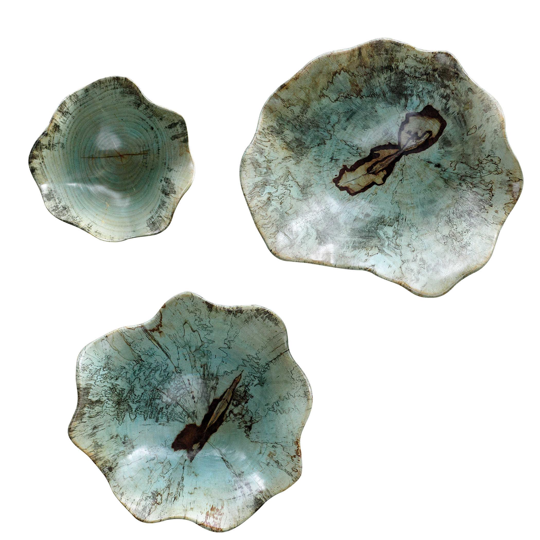 TEO WOOD WALL ART, SET/3 - Frankwebs