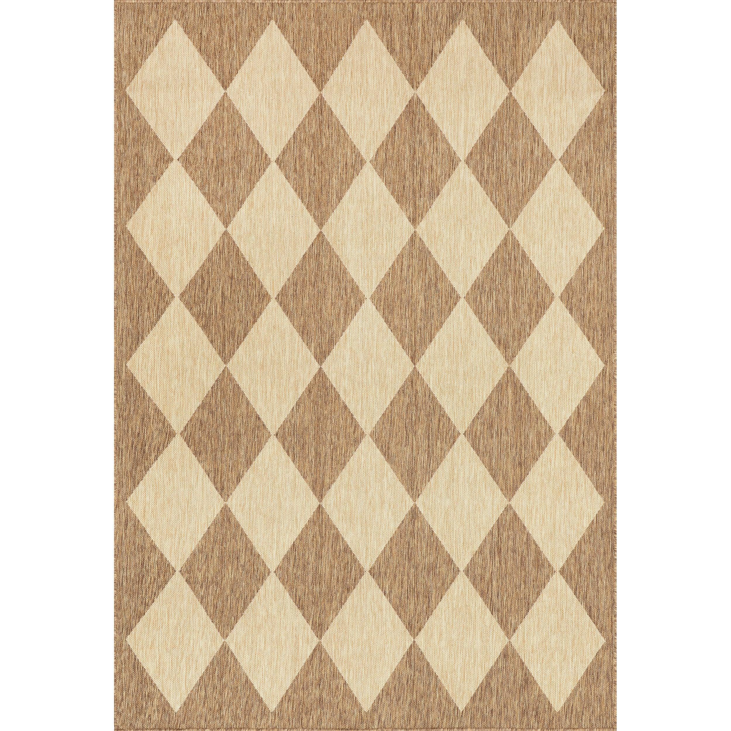 Sabina Diamond Trellis Indoor/Outdoor Area Rug - Frankwebs