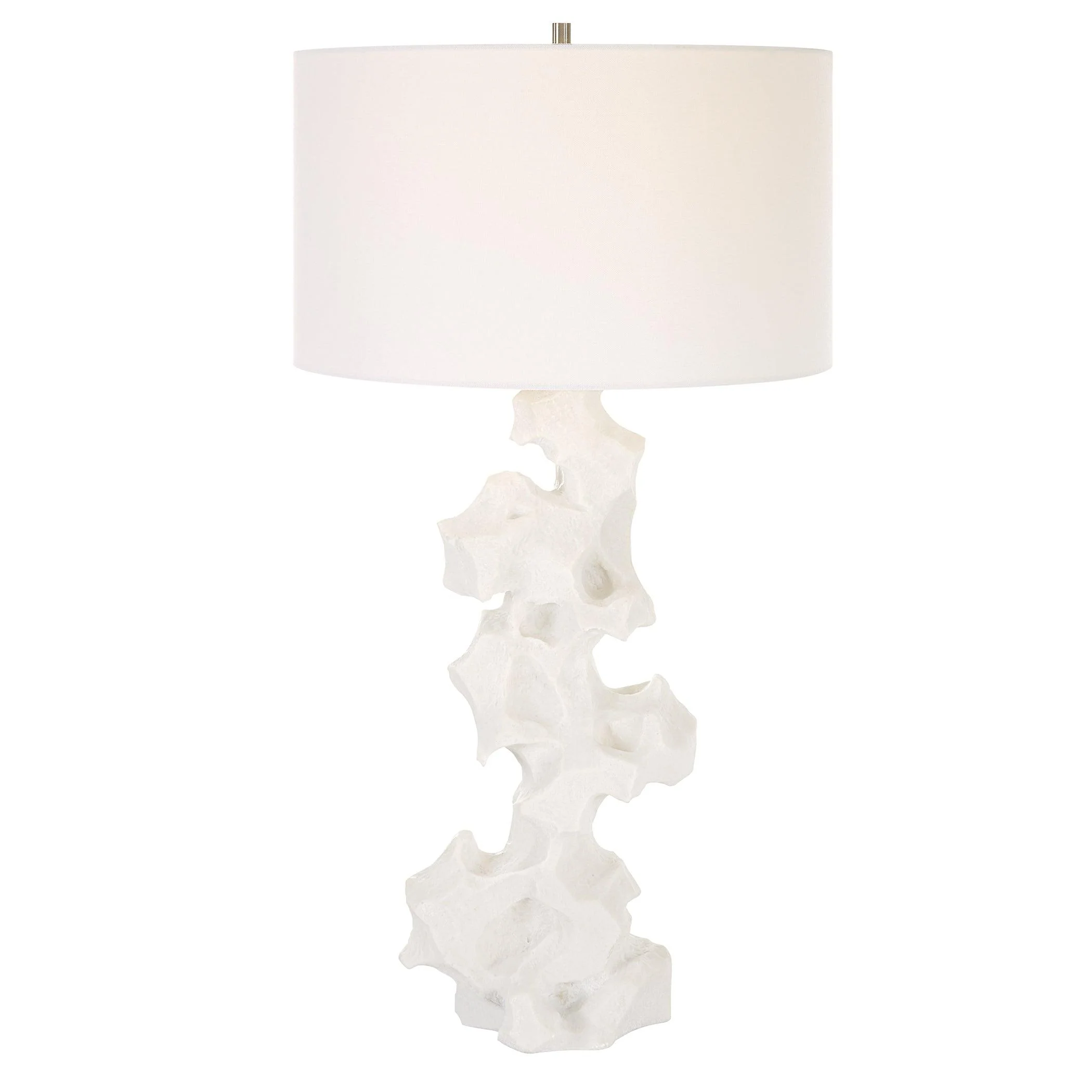 Remnant White Marble Table Lamp - Frankwebs