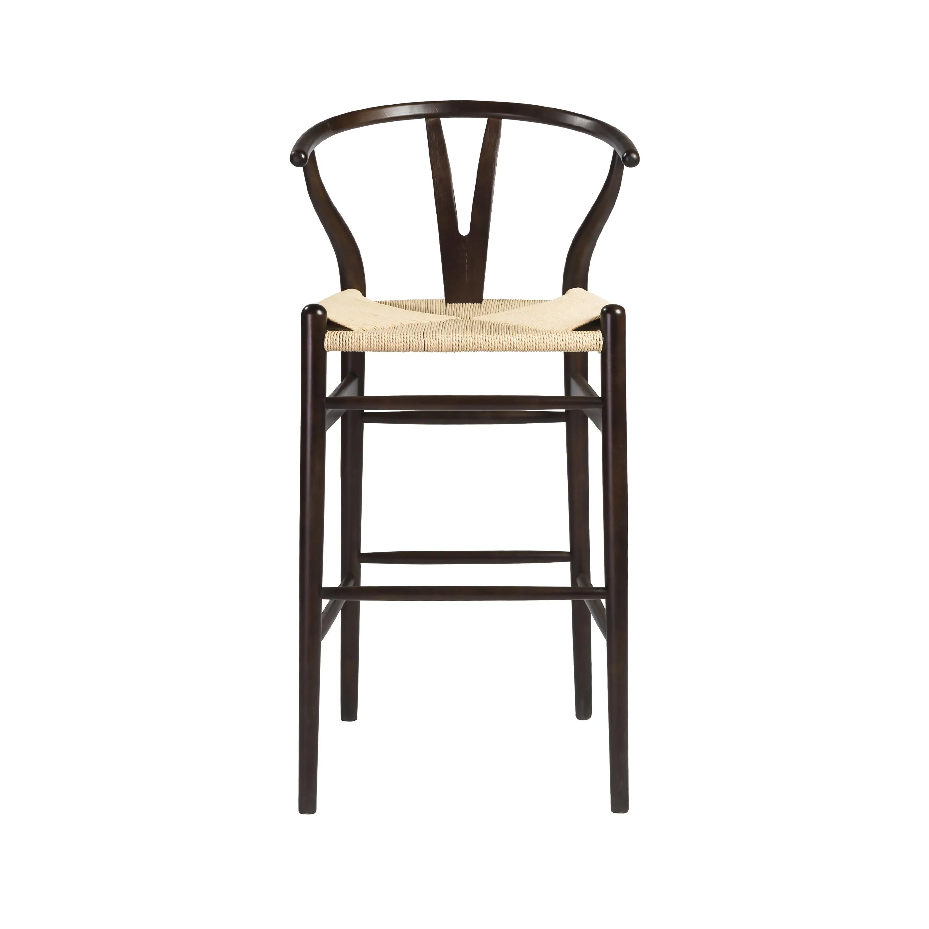 Evela-B Bar Stool and Natural Rush Seat - Frankwebs