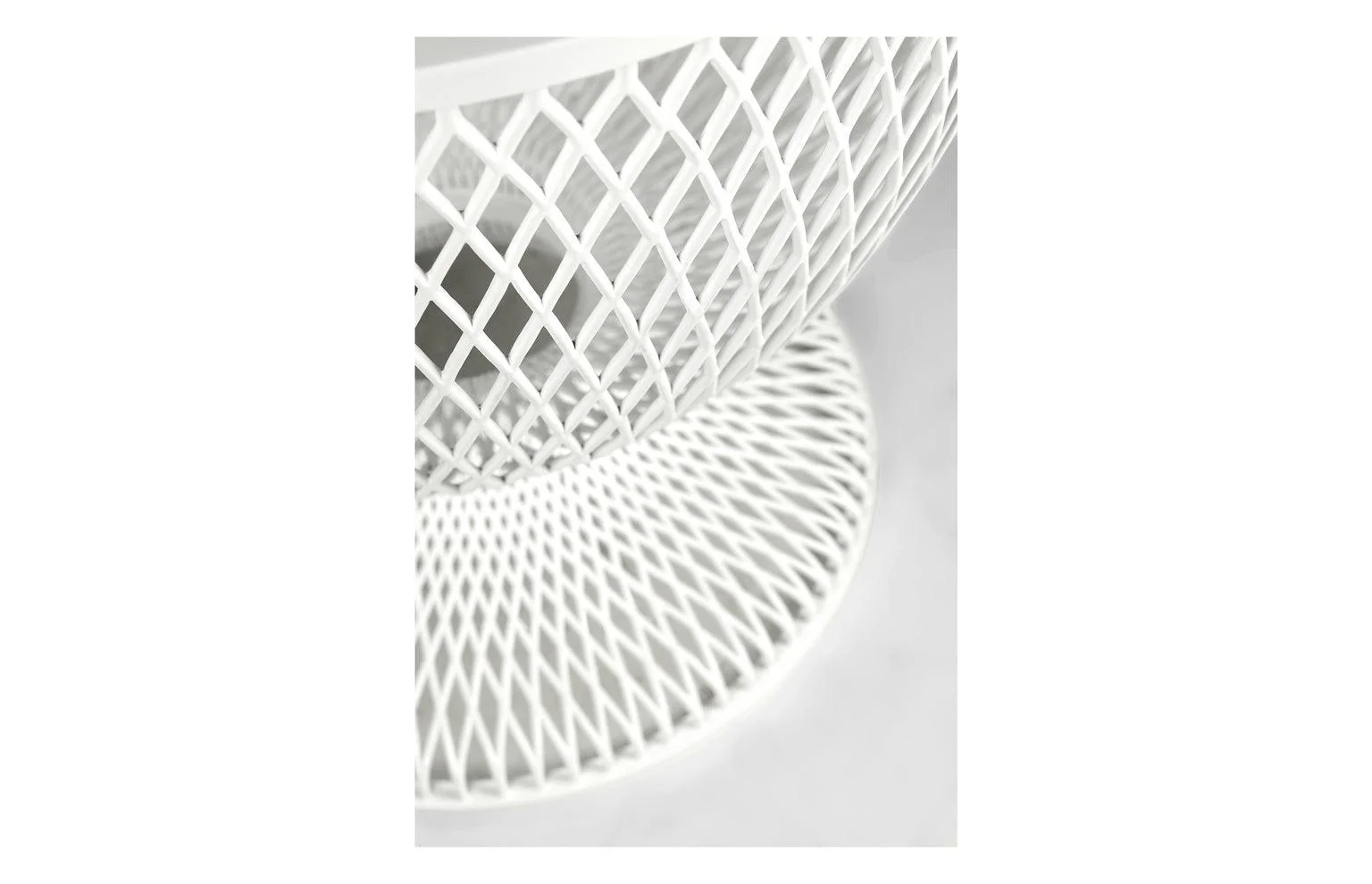 White Fall Streak Foyer Table Base - Frankwebs