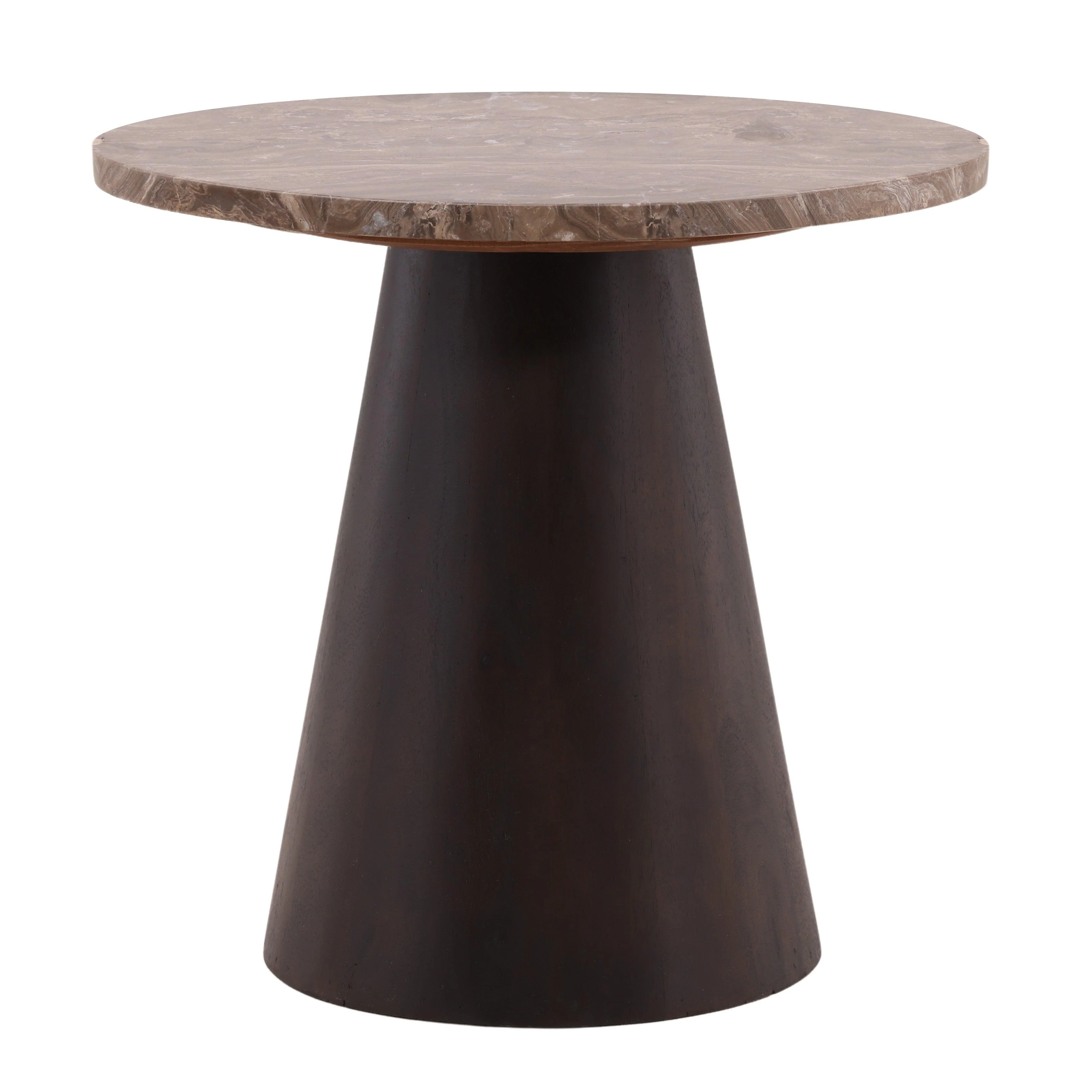Ettie Side Table Dark Brown - Frankwebs