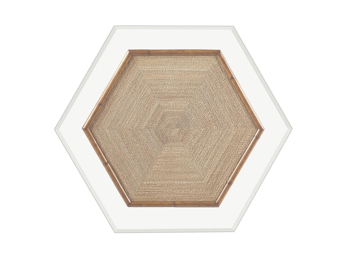 Island Estate Key Largo Cocktail Table With Glass Top - Frankwebs