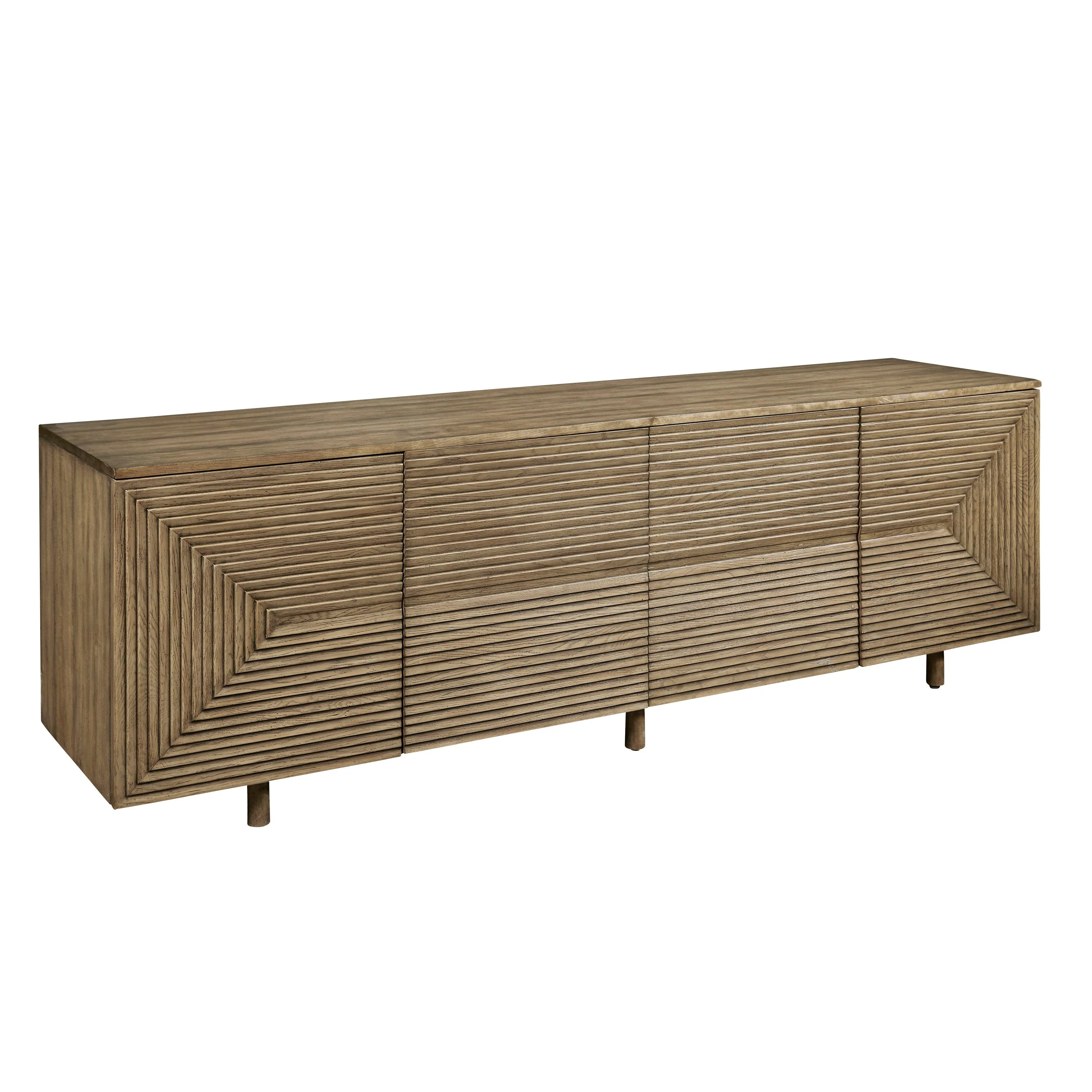 Four Door Geometric Design Console - Frankwebs