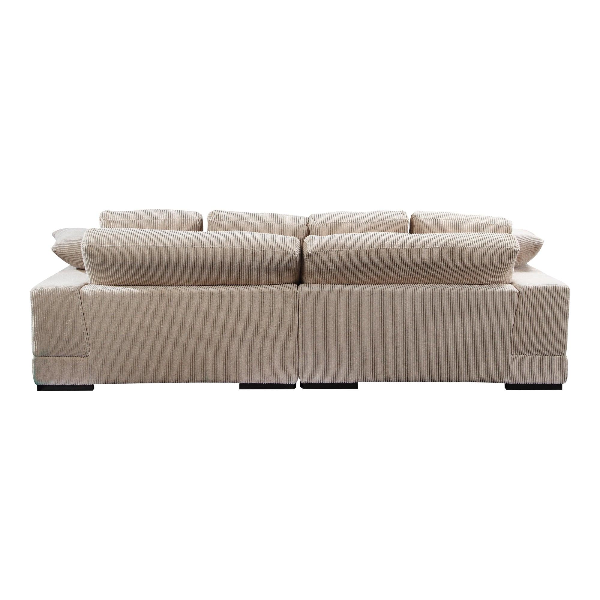 Plunge Sectional Cappuccino - Frankwebs