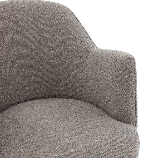 CHRISTIAN BOUCLE SWIVEL ACCENT CHAIR - Frankwebs