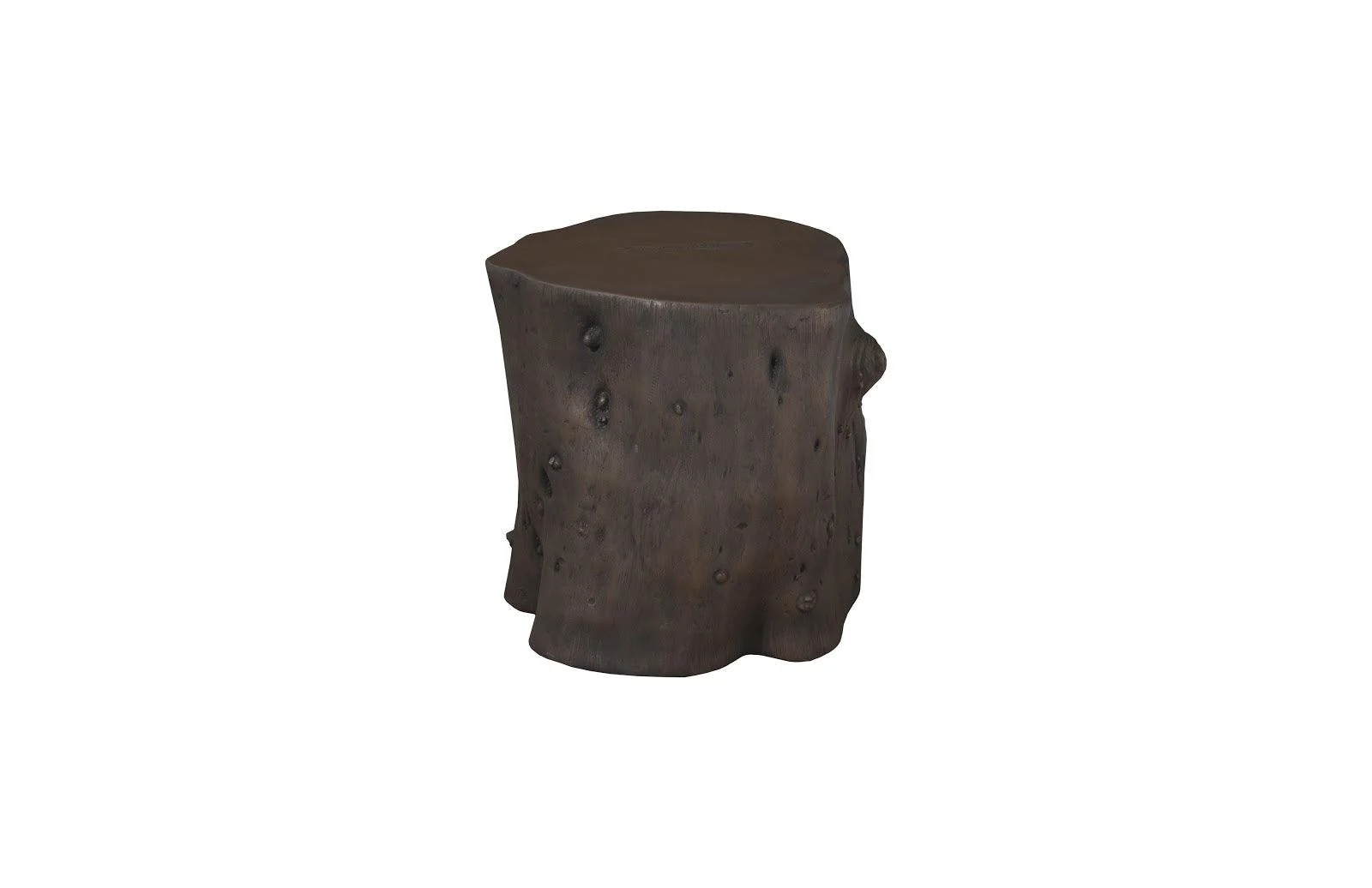 Log Stool, Bronze, LG - Frankwebs