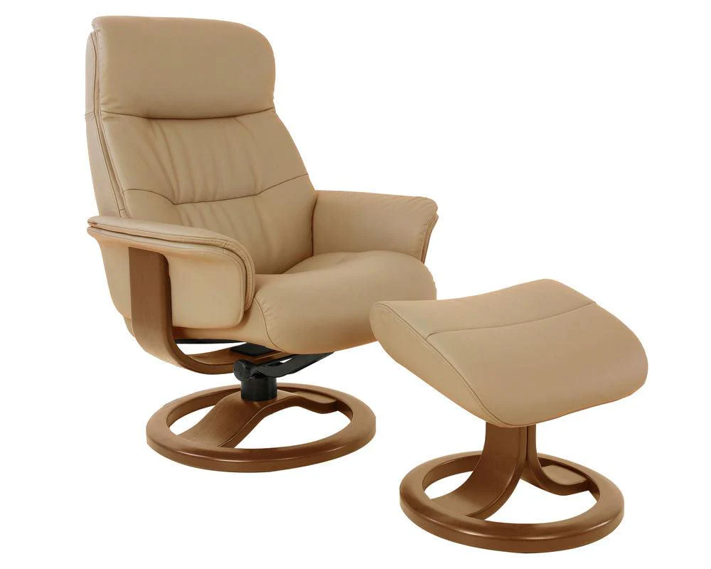 Anne R Recliner with Footstool - Frankwebs