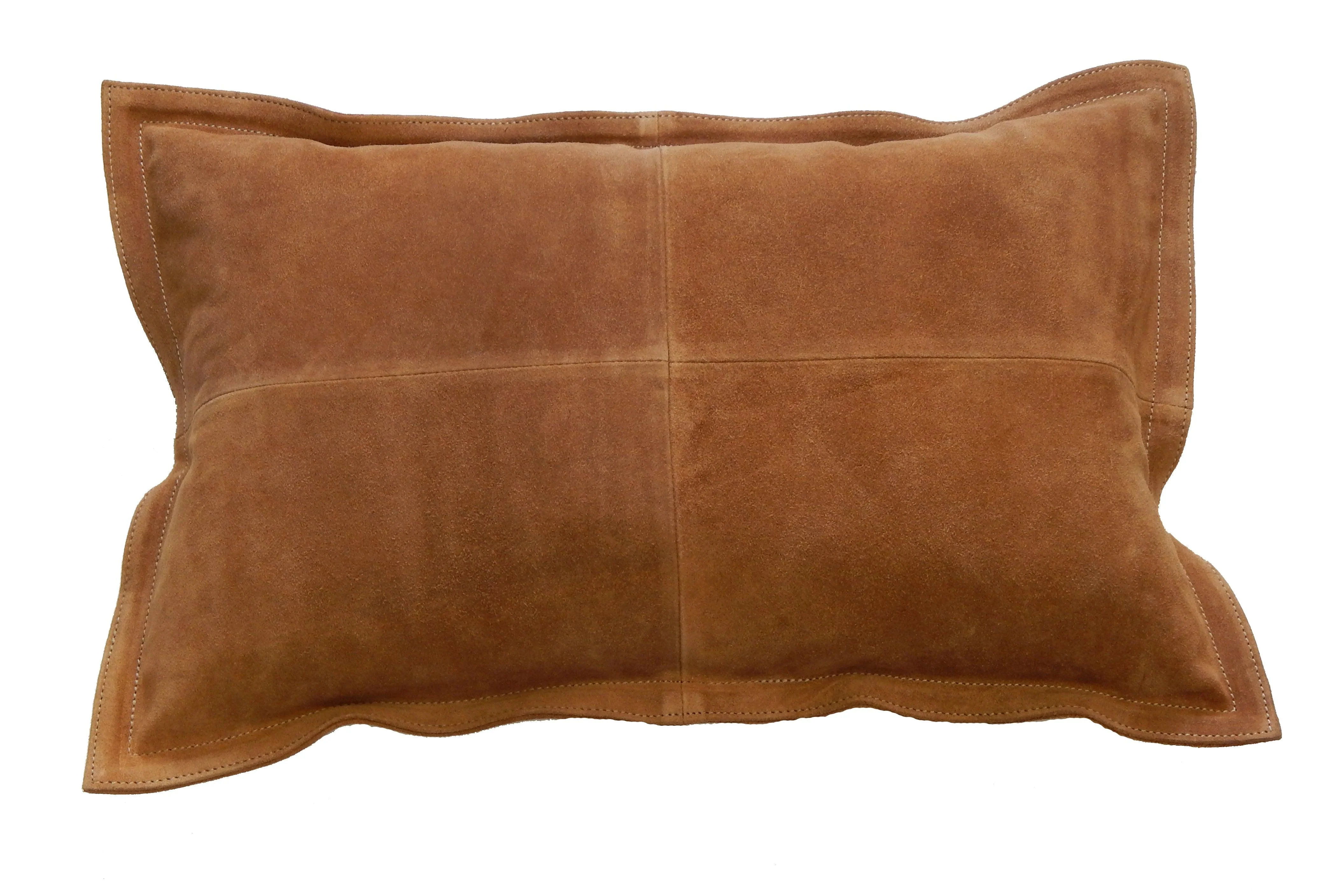 Suede Cowhide Lumbar Cushion - Frankwebs
