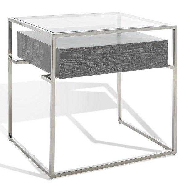 CAELAN GLASS SIDE TABLE - Frankwebs